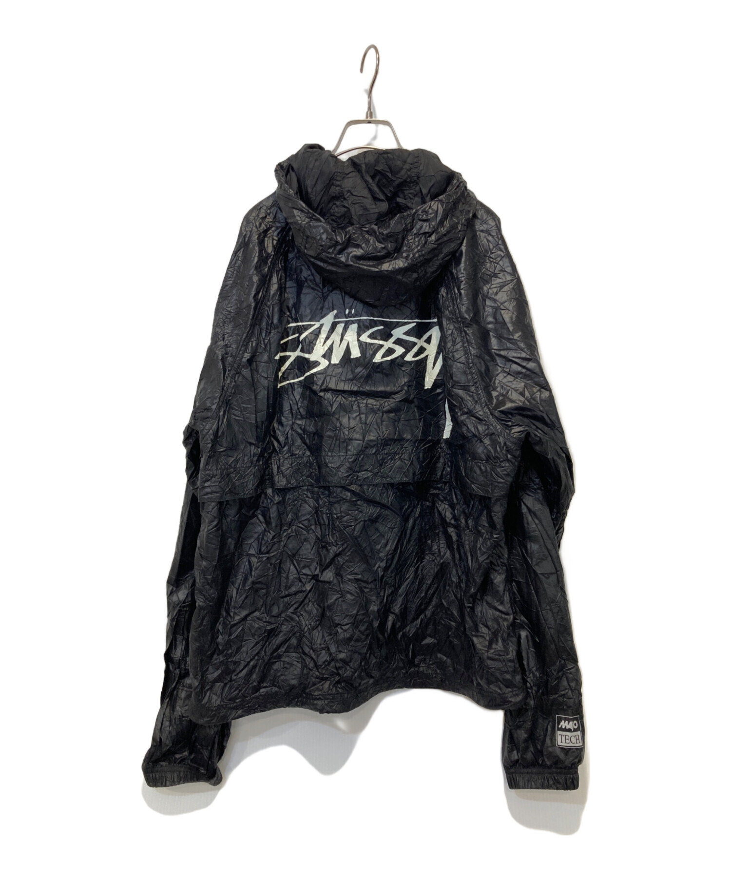 STUSSY Wrinkled Nylon Beach Shell Jacket