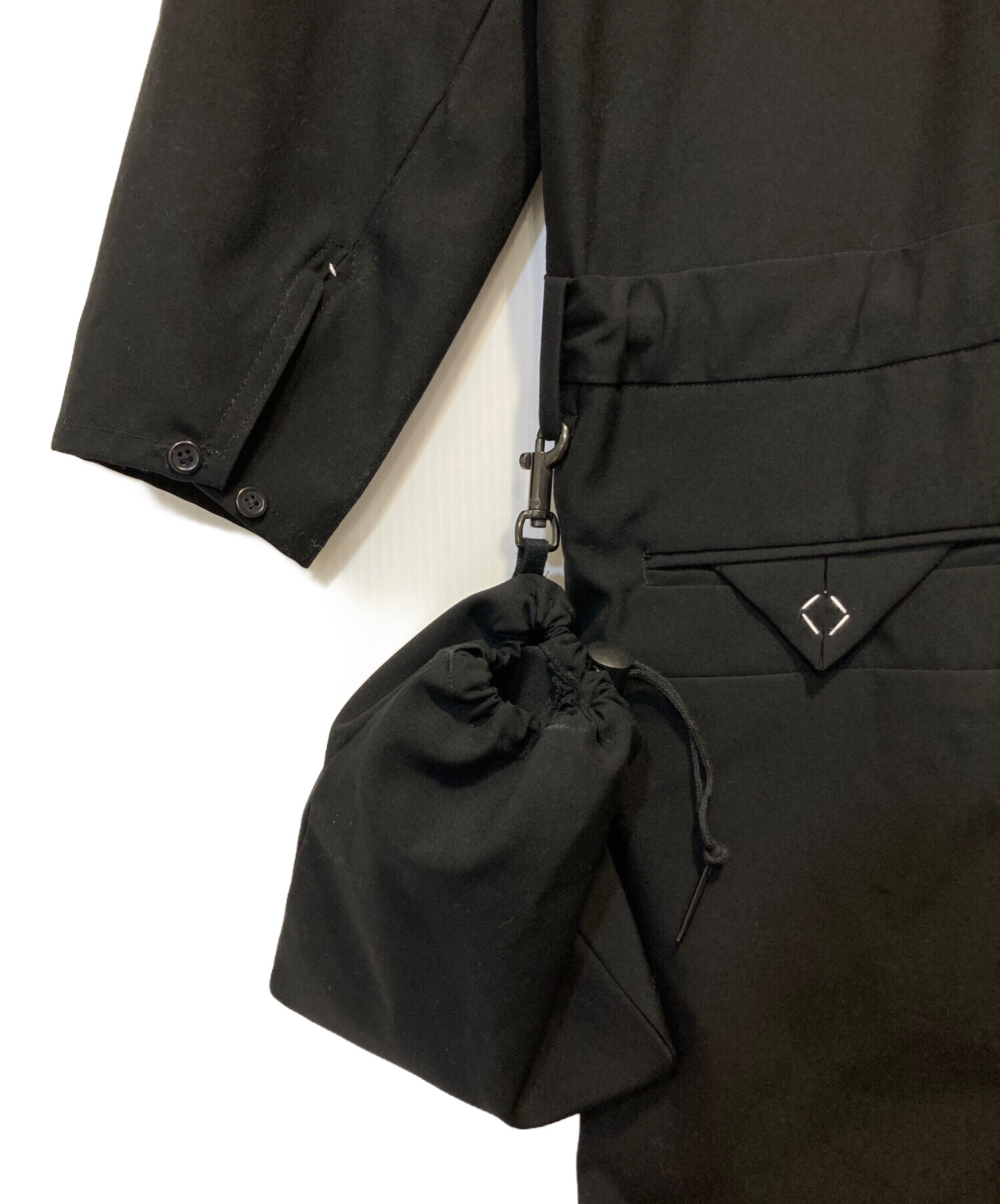 中古・古着通販】SUNSEA (サンシー) オールインワン ブラック サイズ:2