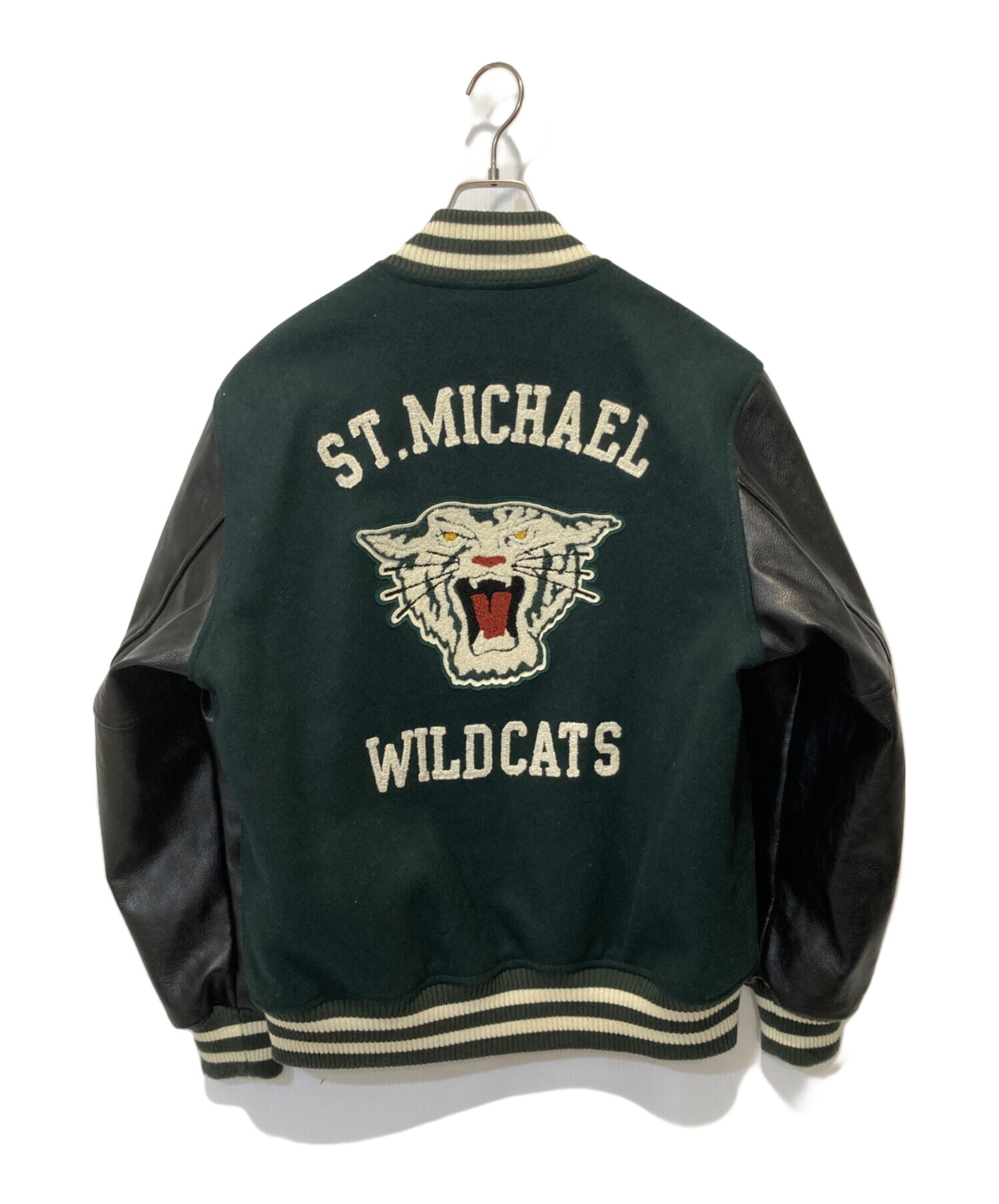 中古・古着通販】HOUSTON (ヒューストン) スタジャン グリーン サイズ