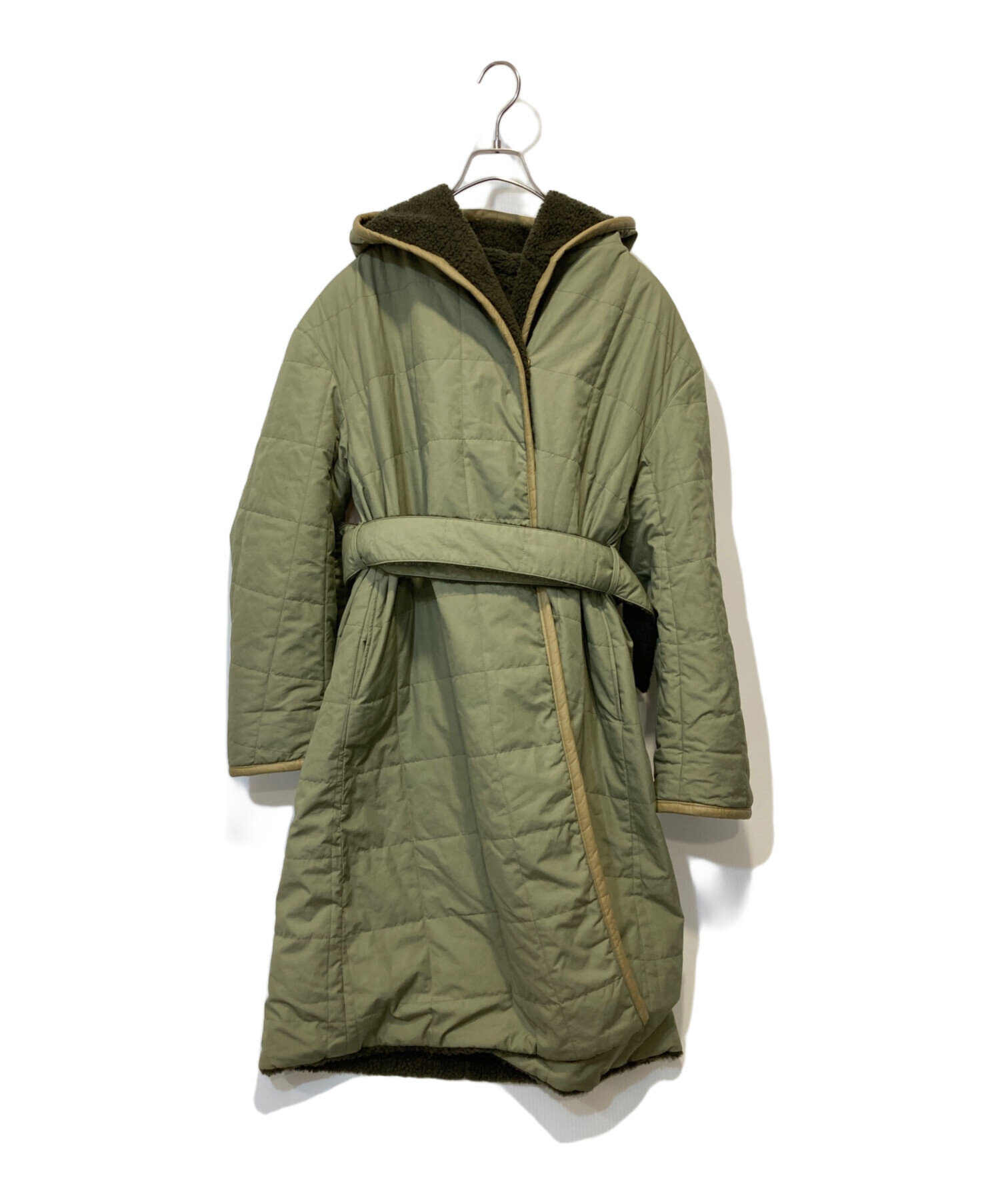 中古・古着通販】INSCRIRE (アンスクリア) Reversible Coat オリーブ