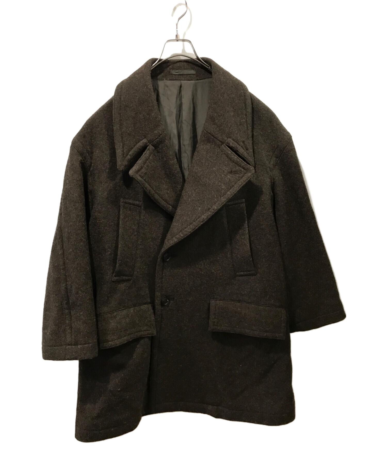 中古・古着通販】YOKE (ヨーク) OVERSIZED DOUBLE BREAST HALF COAT