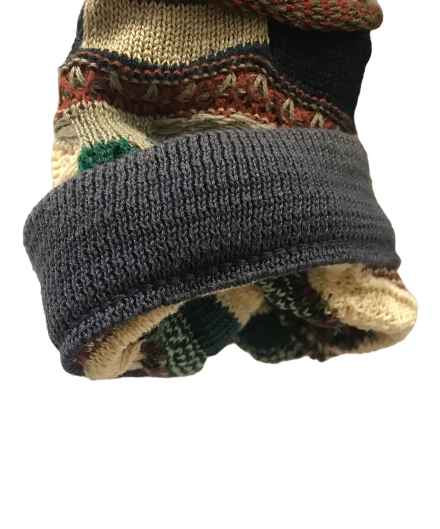 中古・古着通販】COOGI (クージー) 3Dニットカーディガン ブラウン 