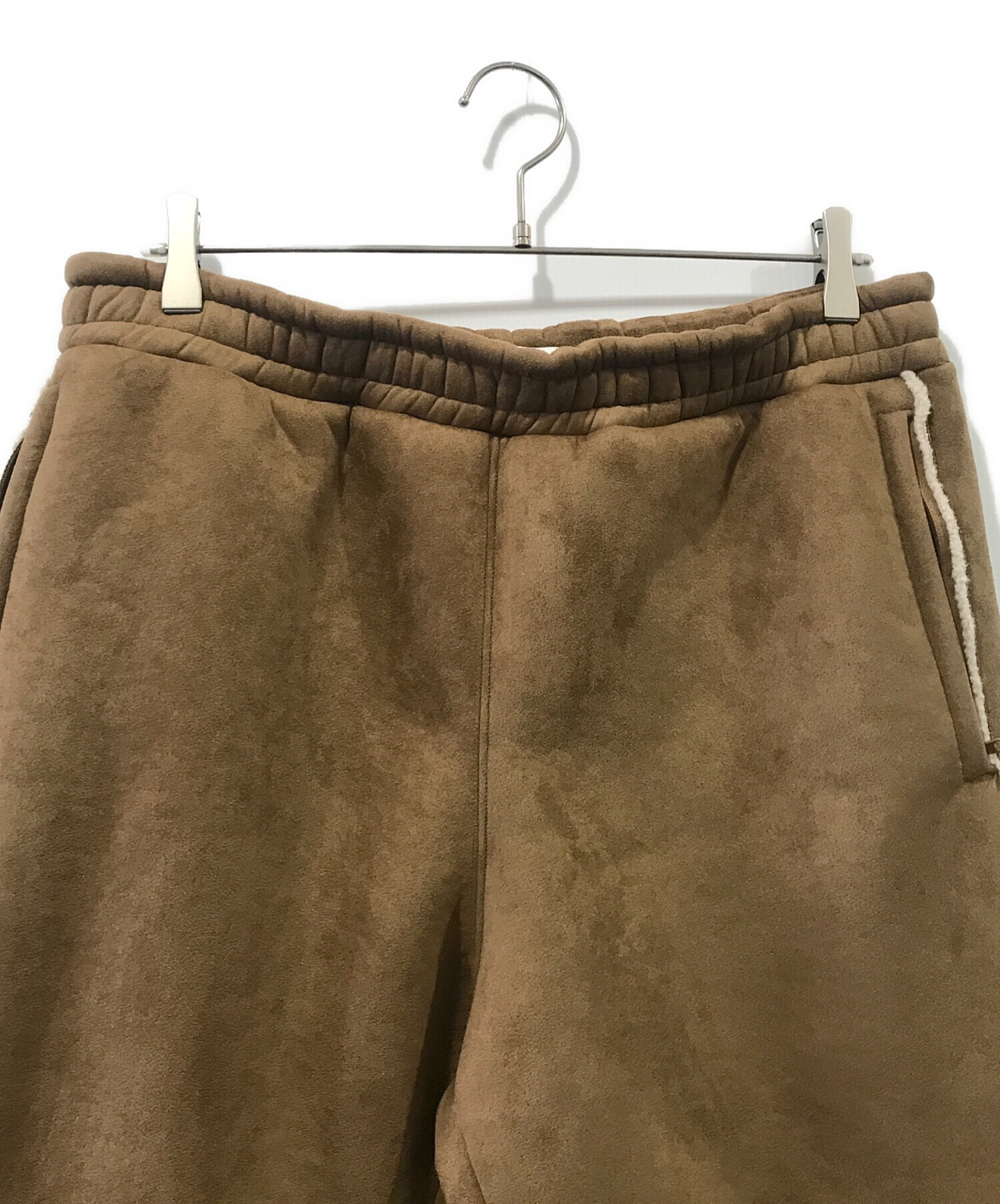 中古・古着通販】PALACE (パレス) SHERPA FAUX SUEDE JOGGER ブラウン