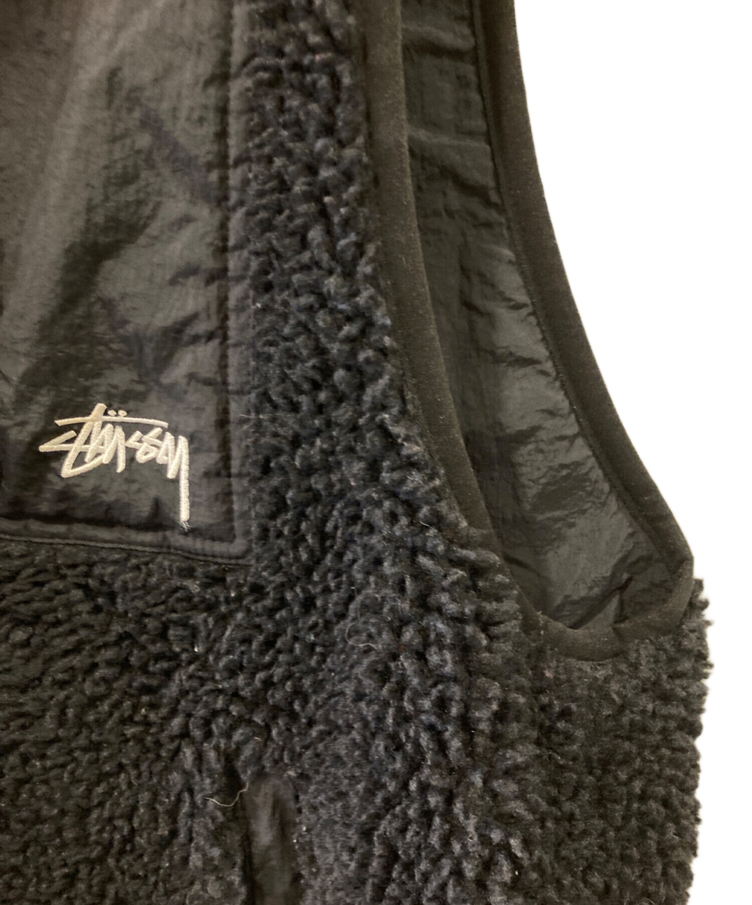 中古・古着通販】stussy (ステューシー) SHERPA REVERSIBLE VEST 