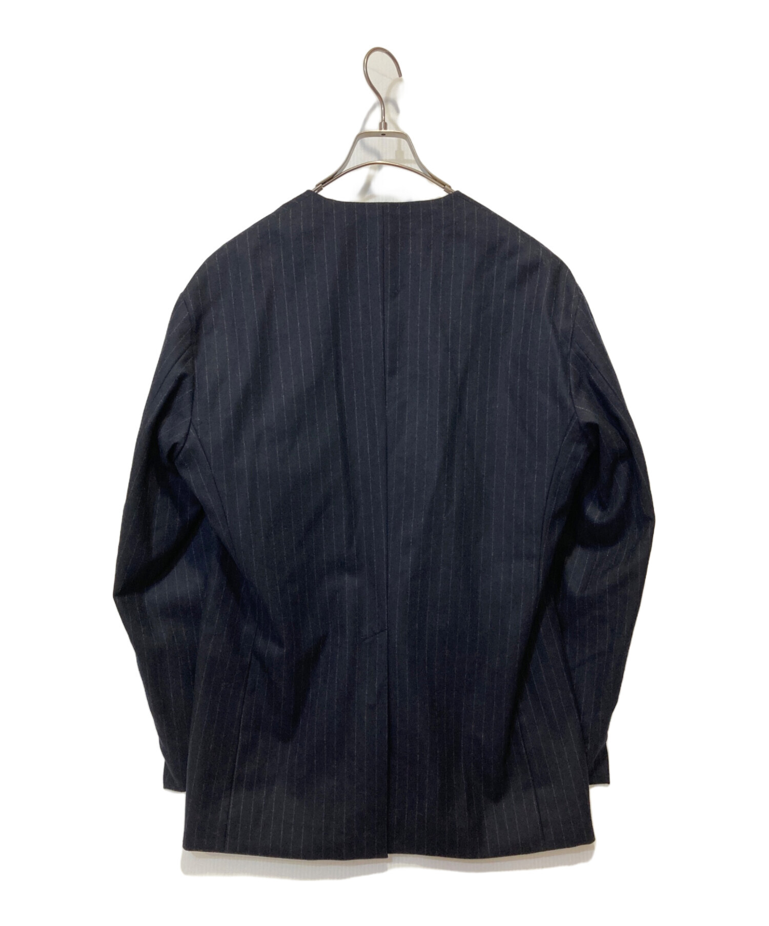 MBハイエンド尾州ウール・クルーネック Mサイズ ロイヤルブルー