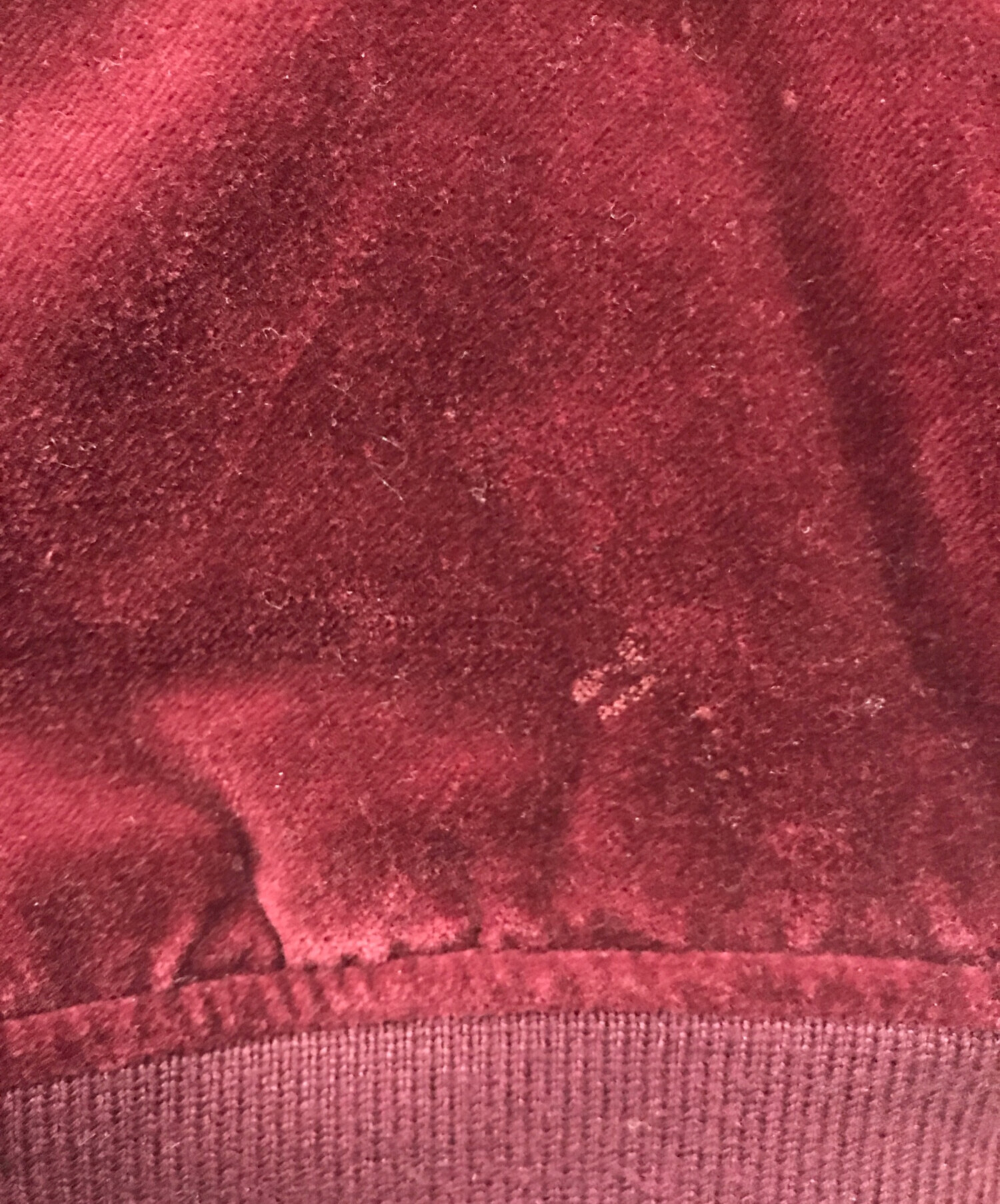 中古・古着通販】SUPREME (シュプリーム) velvet hooded bomber レッド 