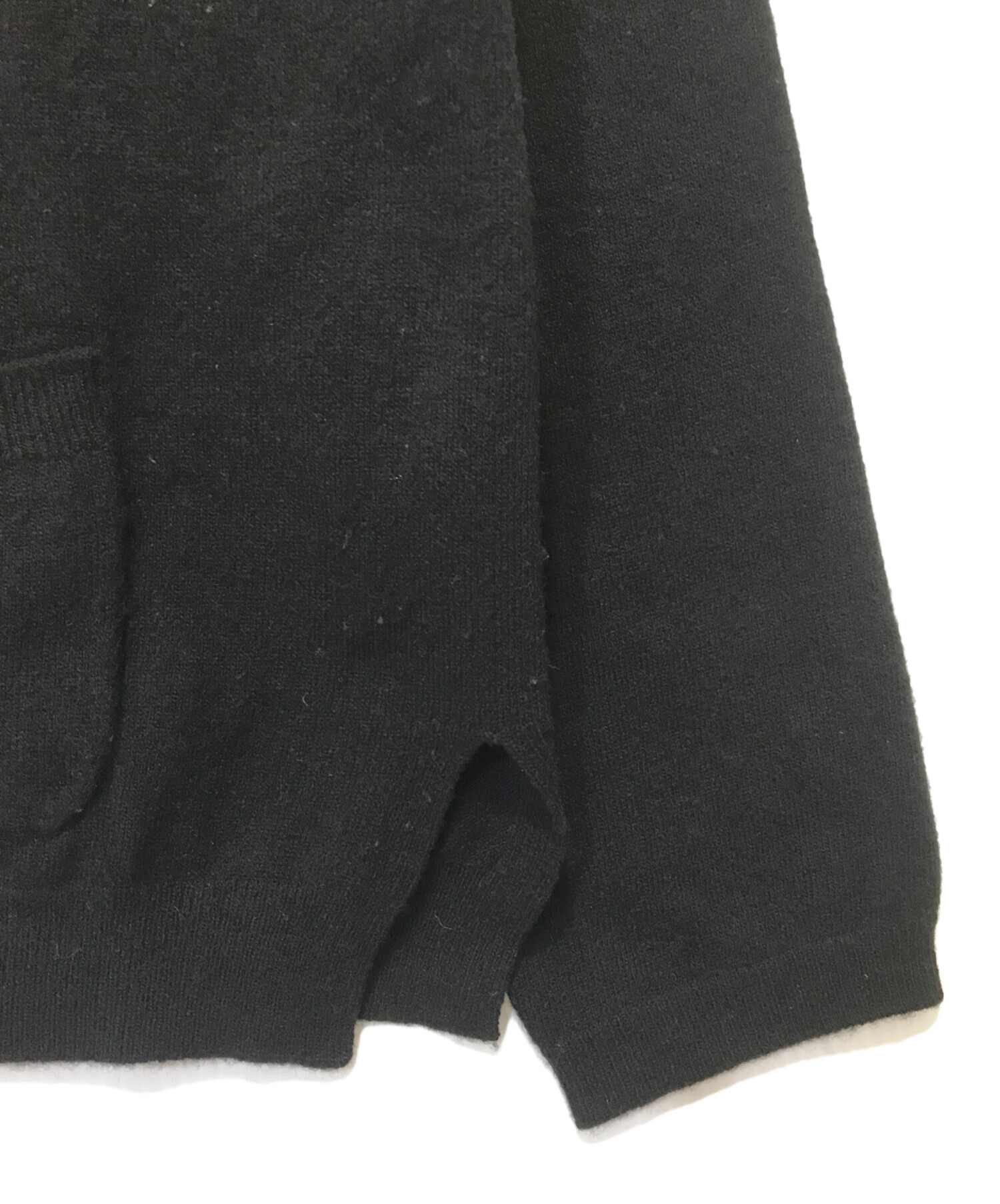 中古・古着通販】PRADA (プラダ) ニットカーディガン ブラック サイズ