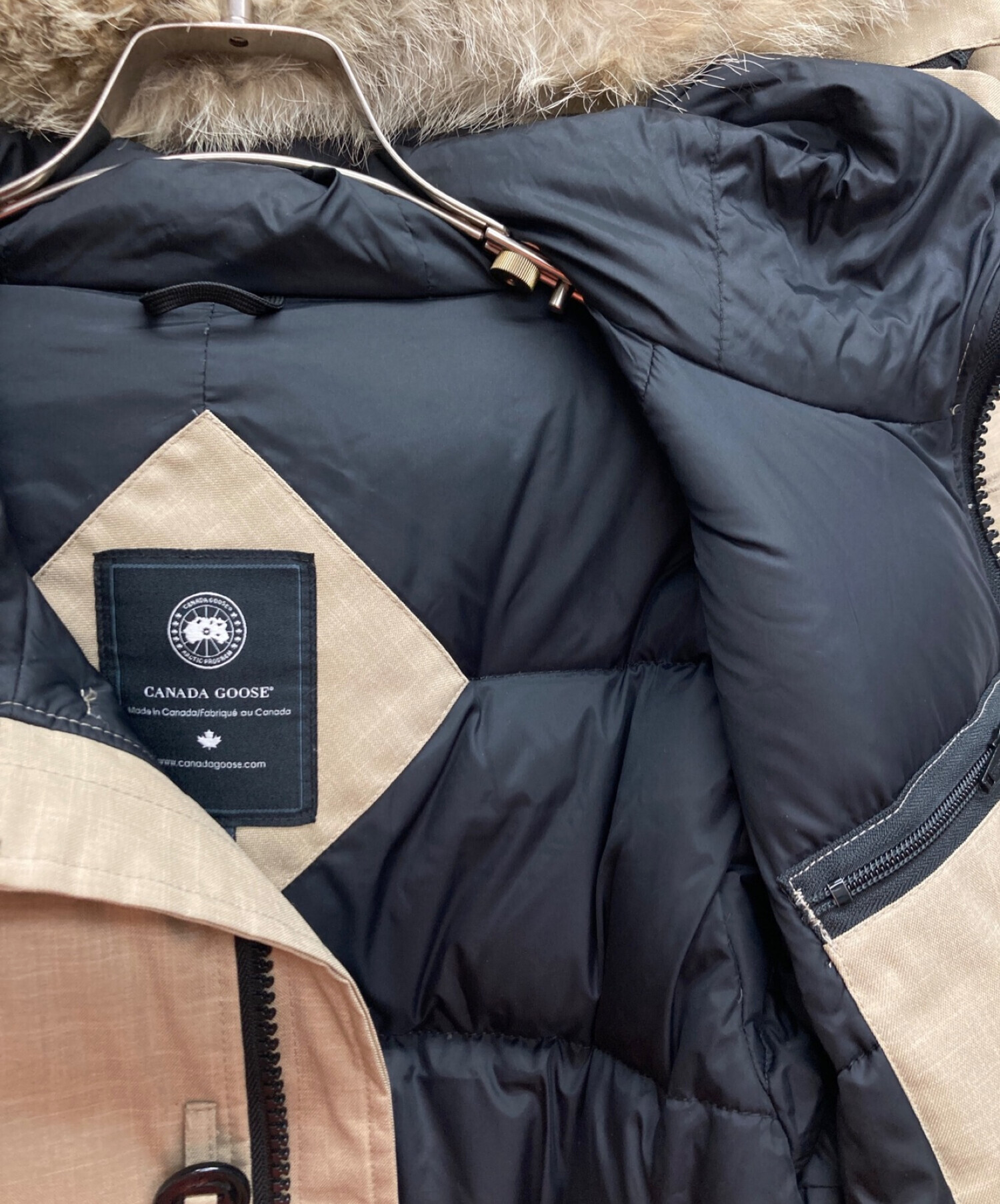 中古・古着通販】CANADA GOOSE (カナダグース) CRESTON PARKA ベージュ 