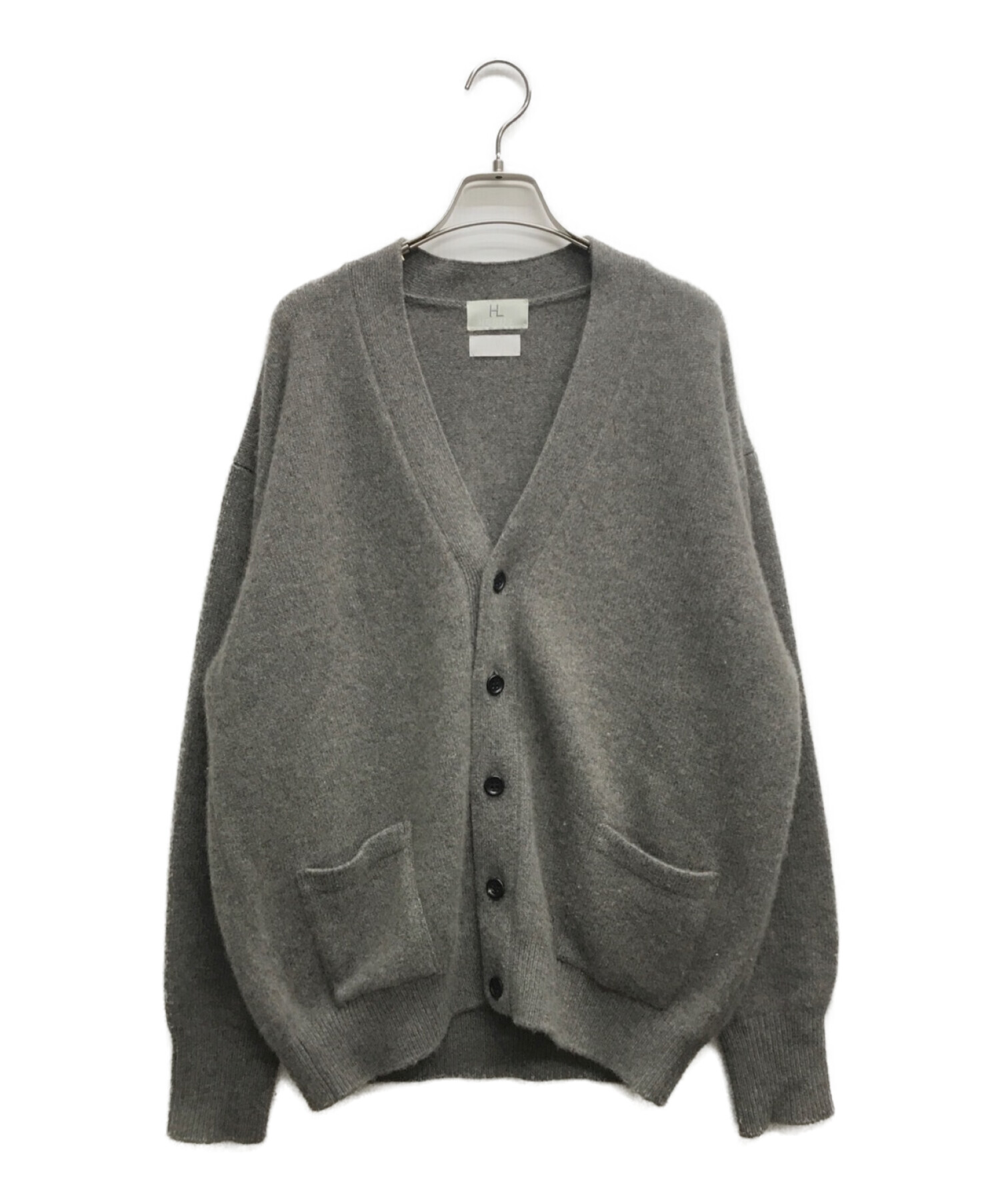 中古・古着通販】HERILL (ヘリル) Goldencash Cardigan グレー 中古・古着通販】HERILL (ヘリル) Goldencash Cardigan グレー