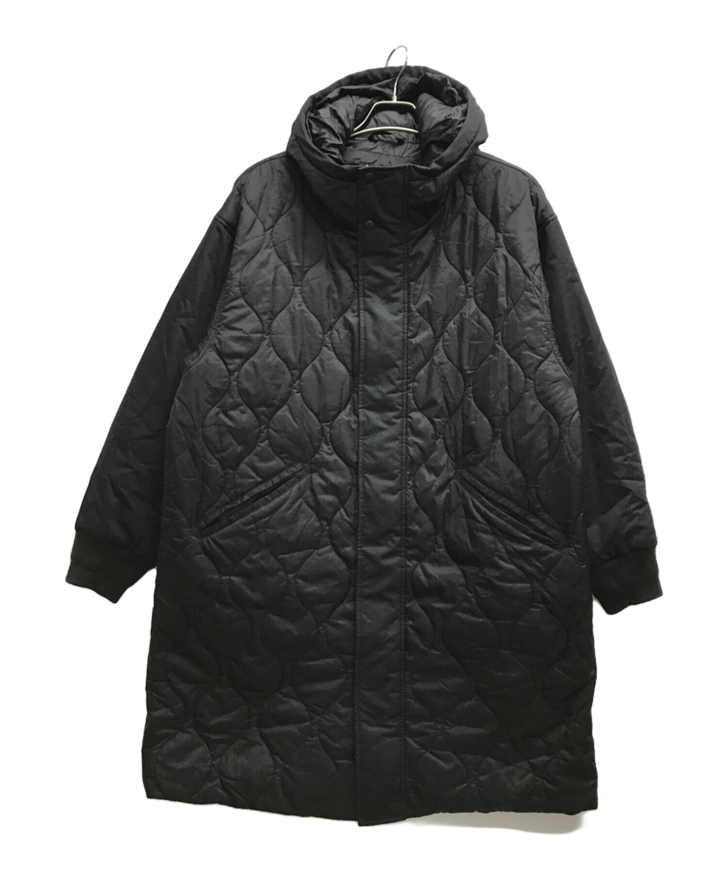 セール，本物保証 【送料無料】新品 WILD THINGS キルテッド コート L 定価46200円 キルト ワイルドシングス ベージュ