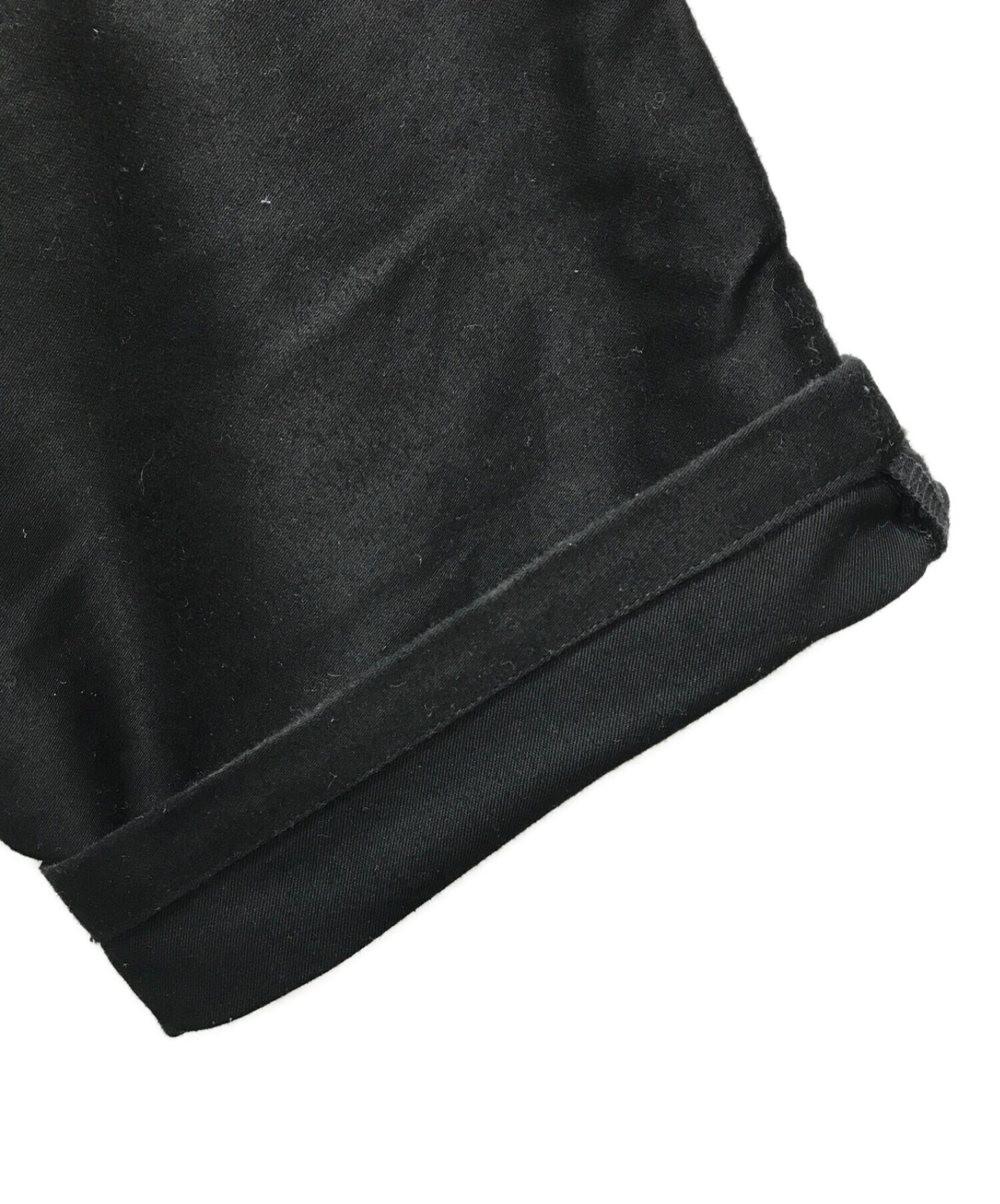 中古・古着通販】OUTIL (ウティ) ブラックモールスキンオーバーオール