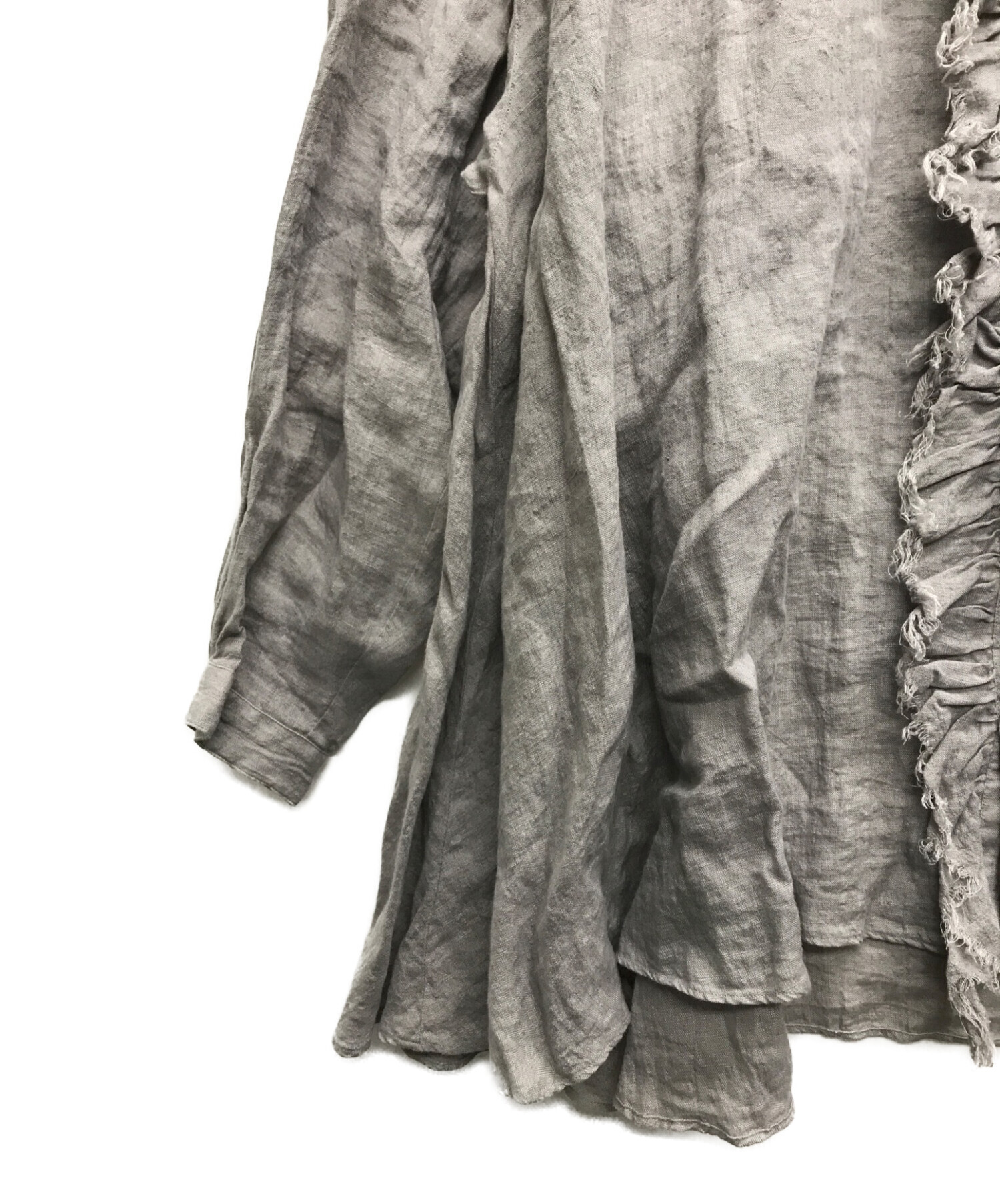 中古・古着通販】SUZUKI TAKAYUKI (スズキタカユキ) frilled blouse 