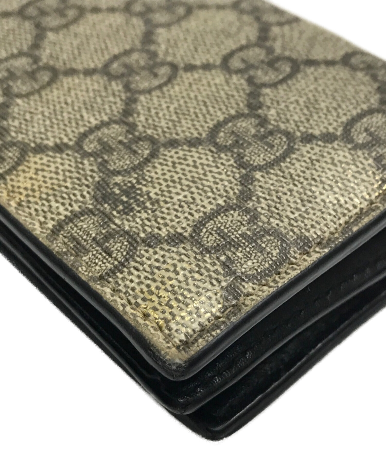 中古・古着通販】GUCCI (グッチ) GGスプリームコンパクトウォレット