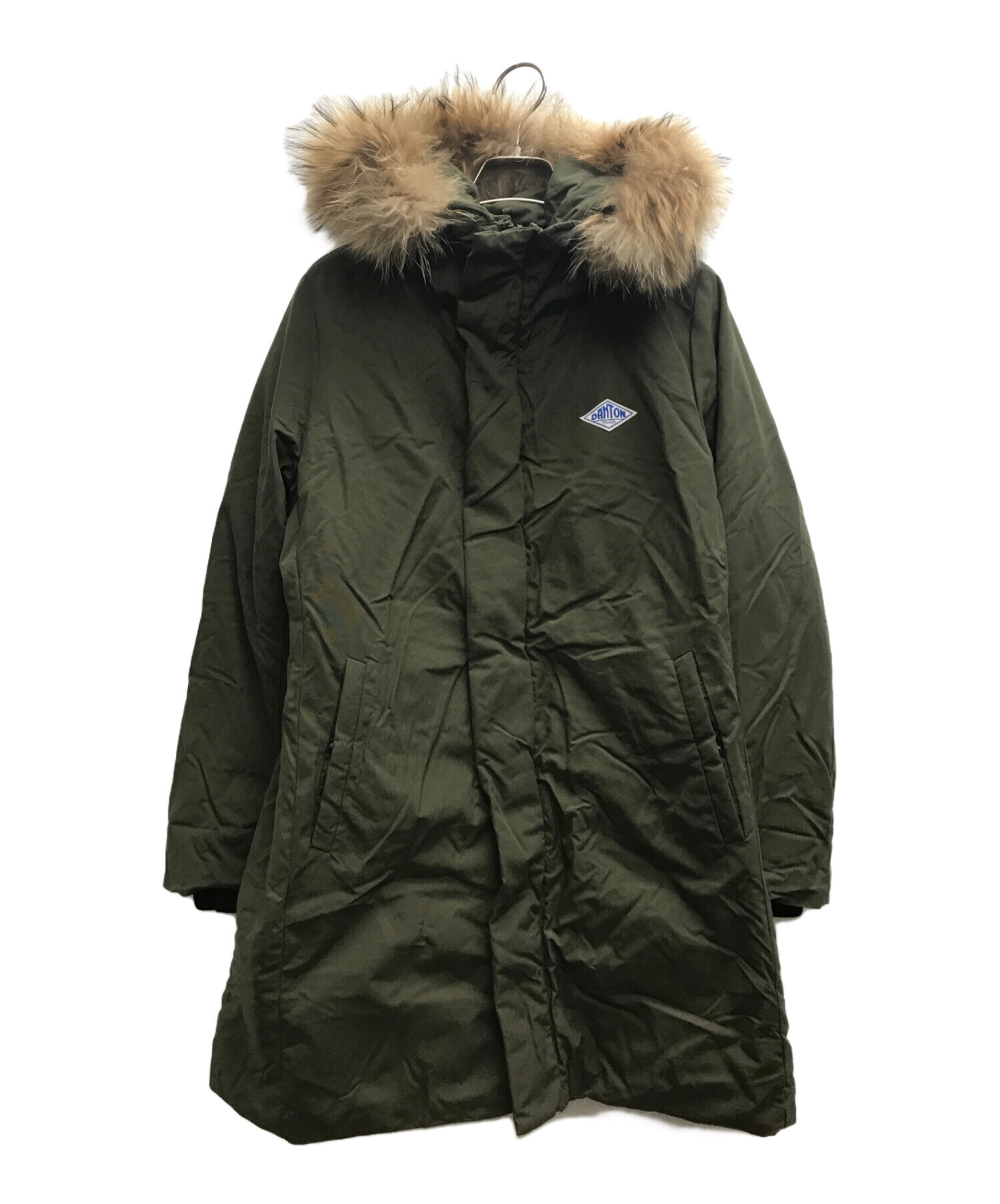 中古・古着通販】DANTON (ダントン) ダウンコート オリーブ サイズ:34