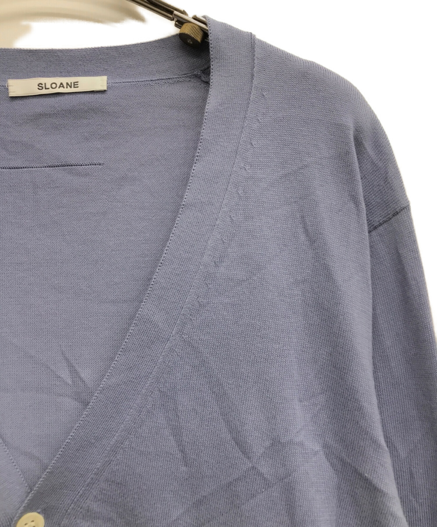SLOANEスローン コットン天竺タートルニット・カーディガンセットアンサンブル SLOANE(スローン) 18G天竺撥水クルーネックニットSL5S-176 SL5S