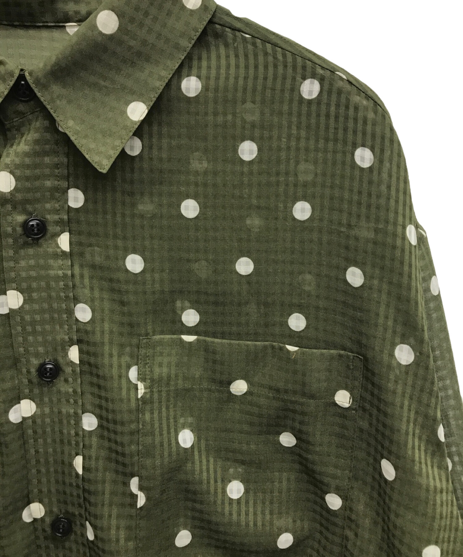 スピックアンドスパン！シアードットシャツ Spick & Span（スピックアンドスパン）の「シアードットシャツ