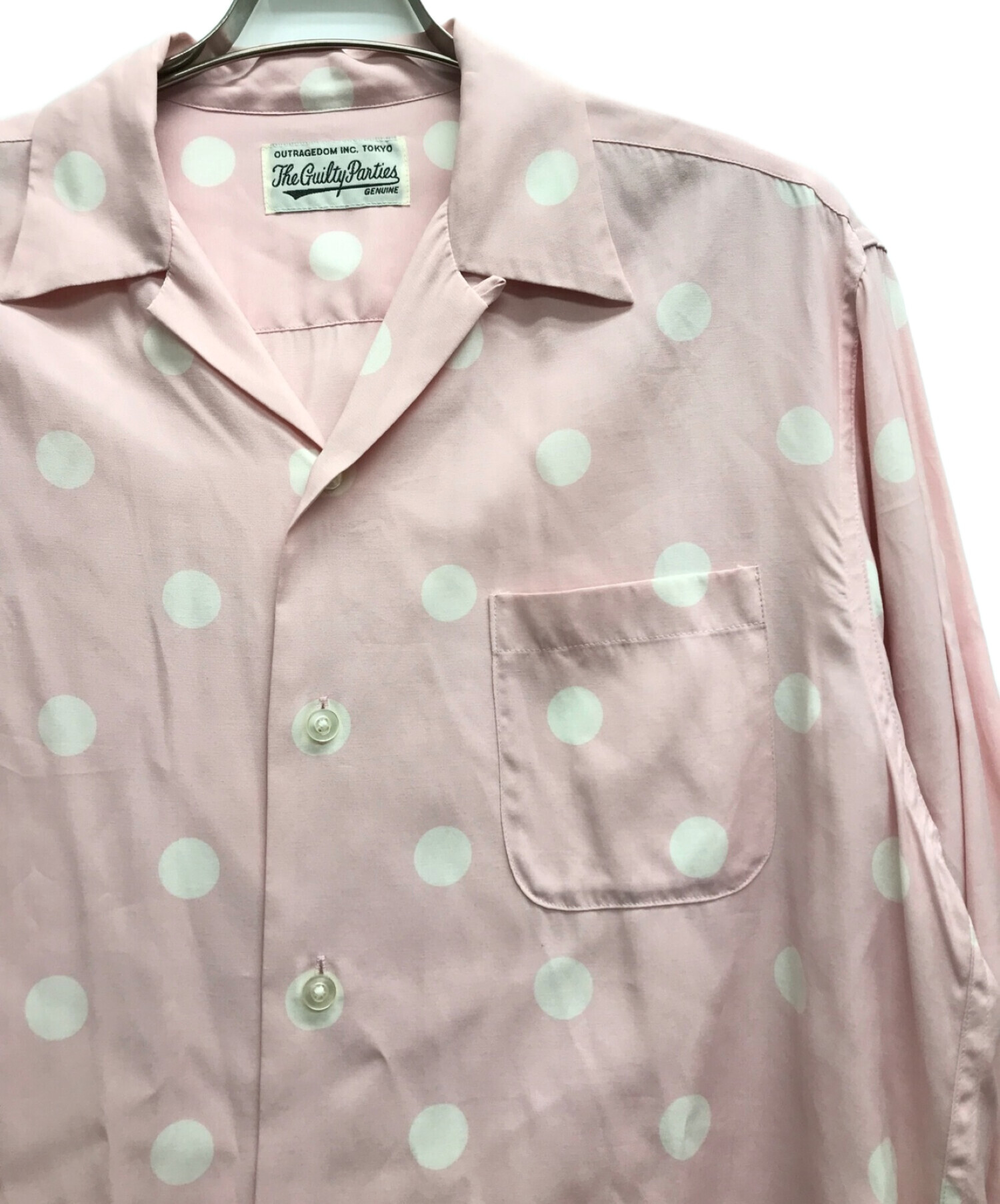 中古・古着通販】WACKO MARIA (ワコマリア) DOTS OPEN COLLAR SHIRT 