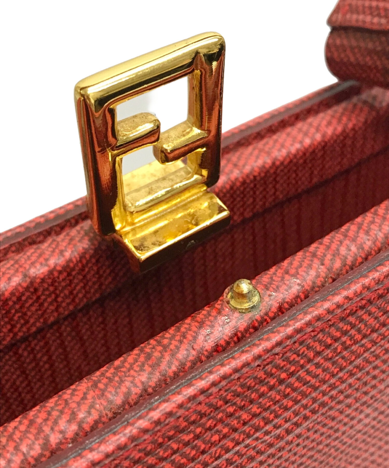 中古・古着通販】FENDI (フェンディ) トートバッグ レッド｜ブランド 