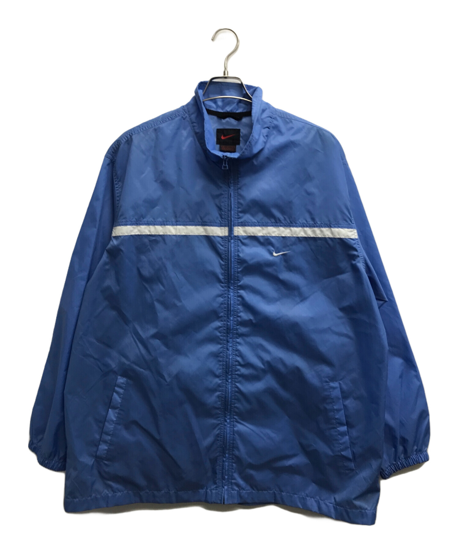 90s NIKE ナイキ ナイロンジャケット Lサイズ ブルゾン バスケ 青