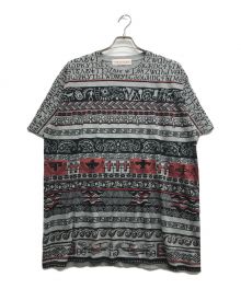 中古・古着通販】NICENESS (ナイスネス) JARVIS 総柄Tシャツ グレー 