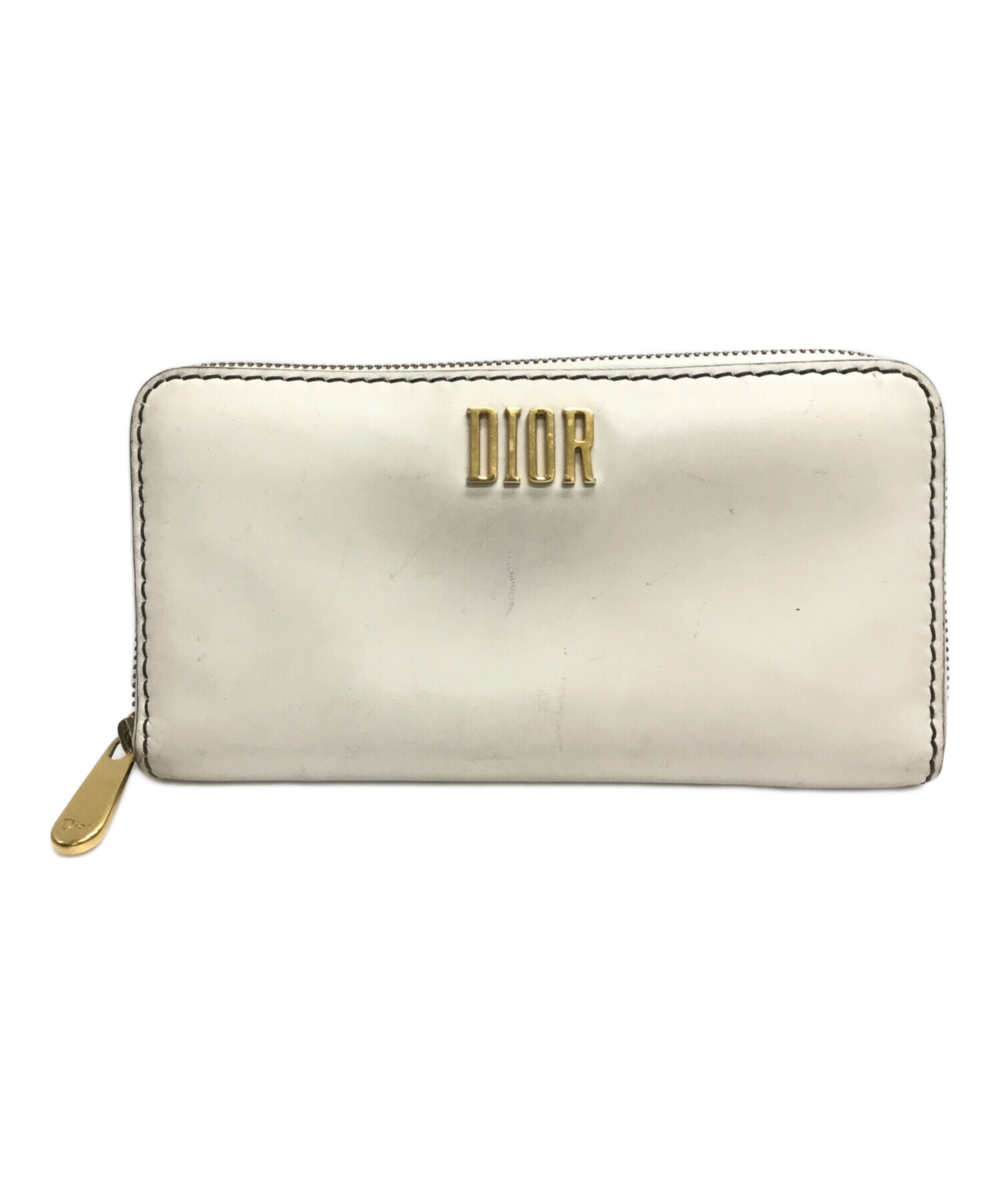 中古・古着通販】DIOR (ディオール) ラウンドジップウォレット 