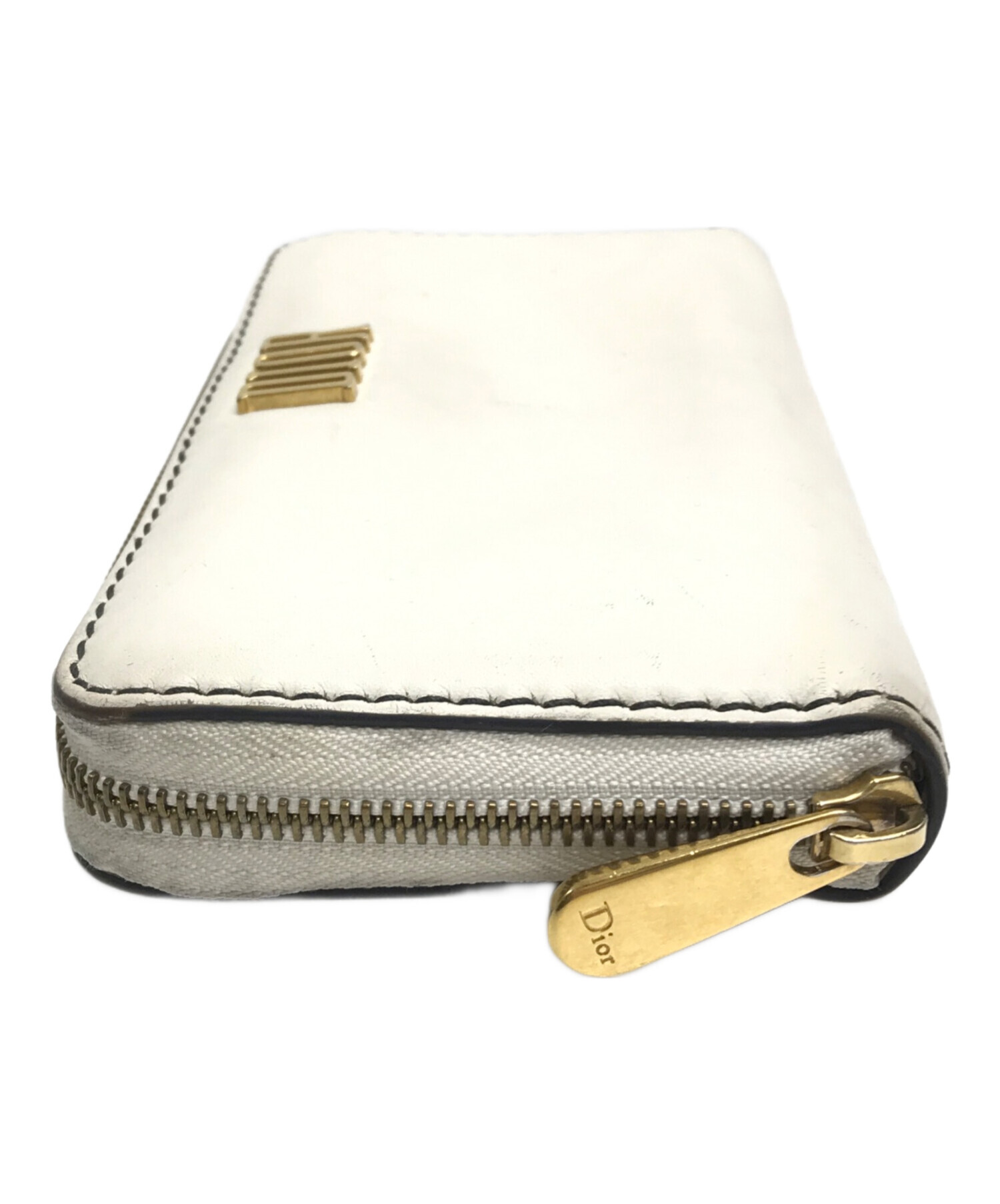 中古・古着通販】DIOR (ディオール) ラウンドジップウォレット 