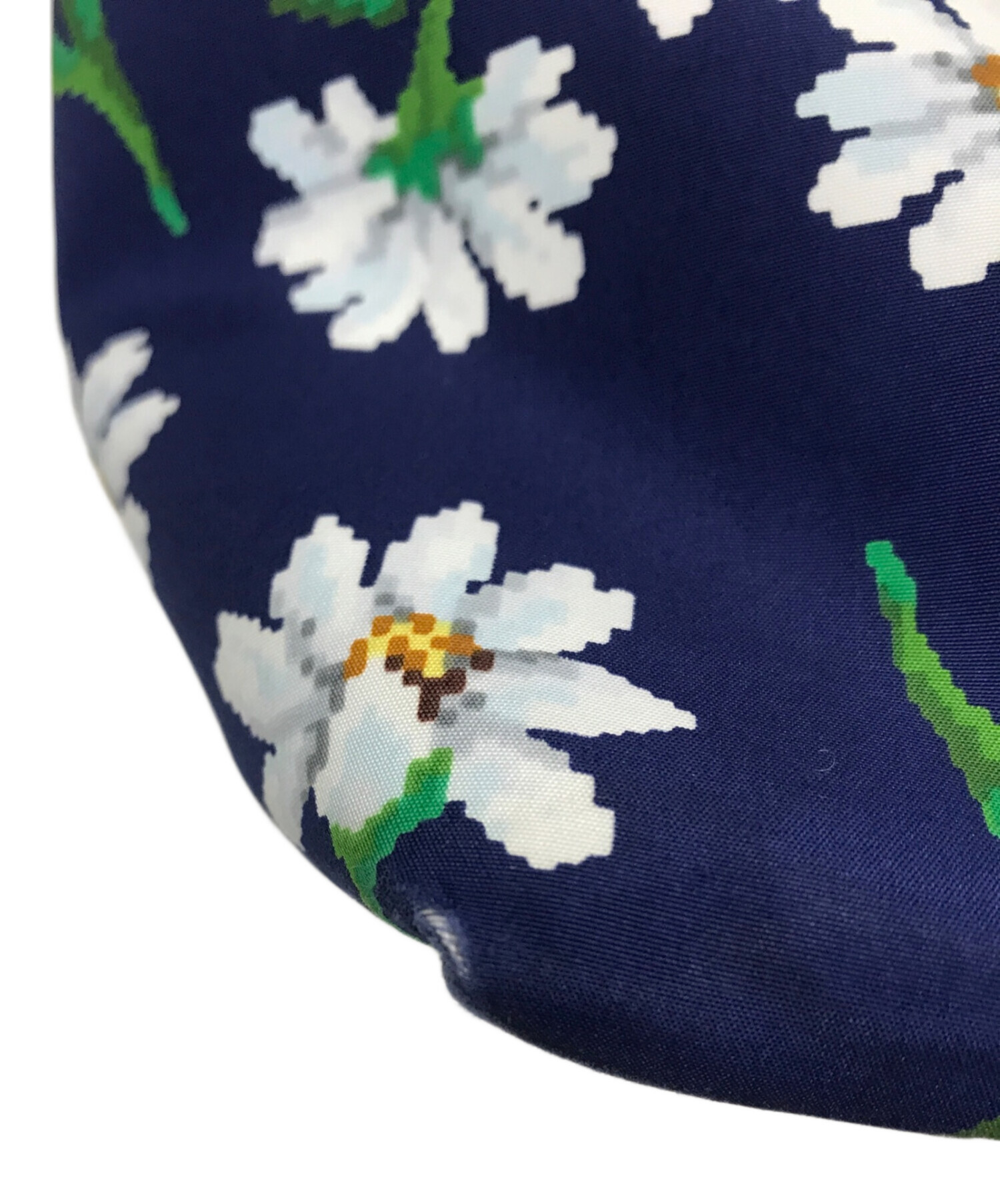 フェイラー　FEILER　エプロン　ホワイトマーガレット(ネイビー)　美品 大人百花 Spring issue 《付録》 FEILER（フェイラー）ホワイト