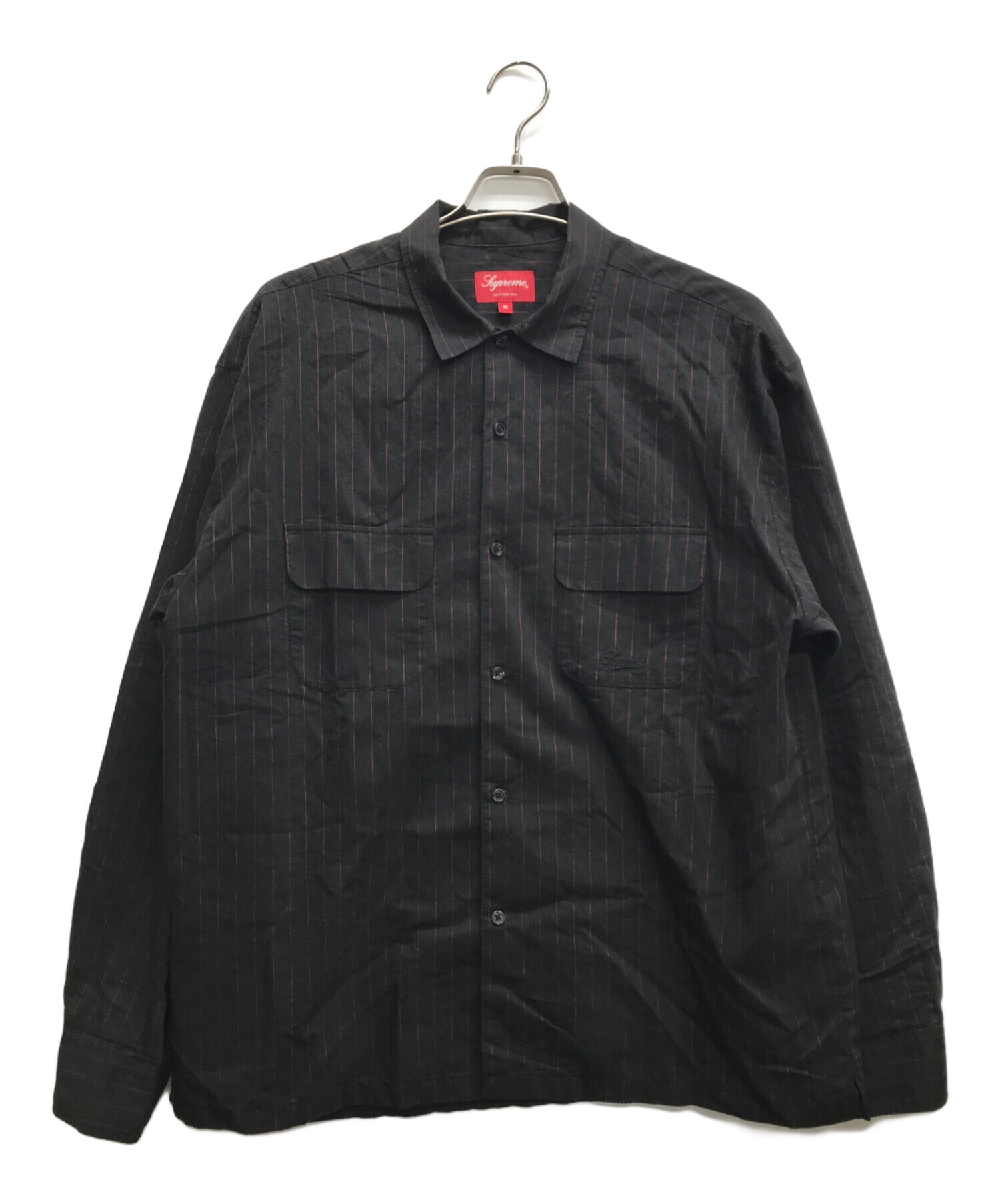 中古・古着通販】SUPREME (シュプリーム) Pinstripe Linen Shirt
