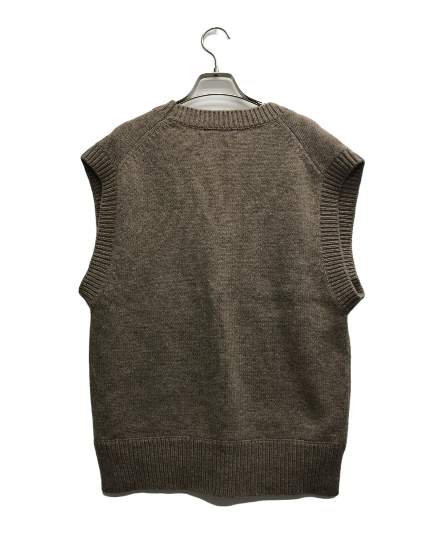 中古・古着通販】MHL (エムエイチエル) DRY MERINO WOOL VEST ベージュ 