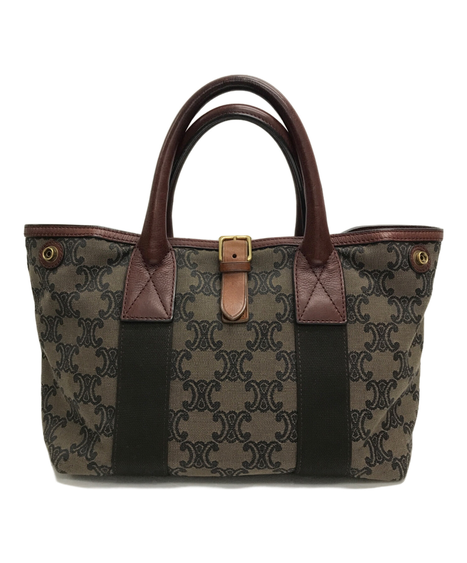 CELINE トートバッグ ブラウン キャンバス