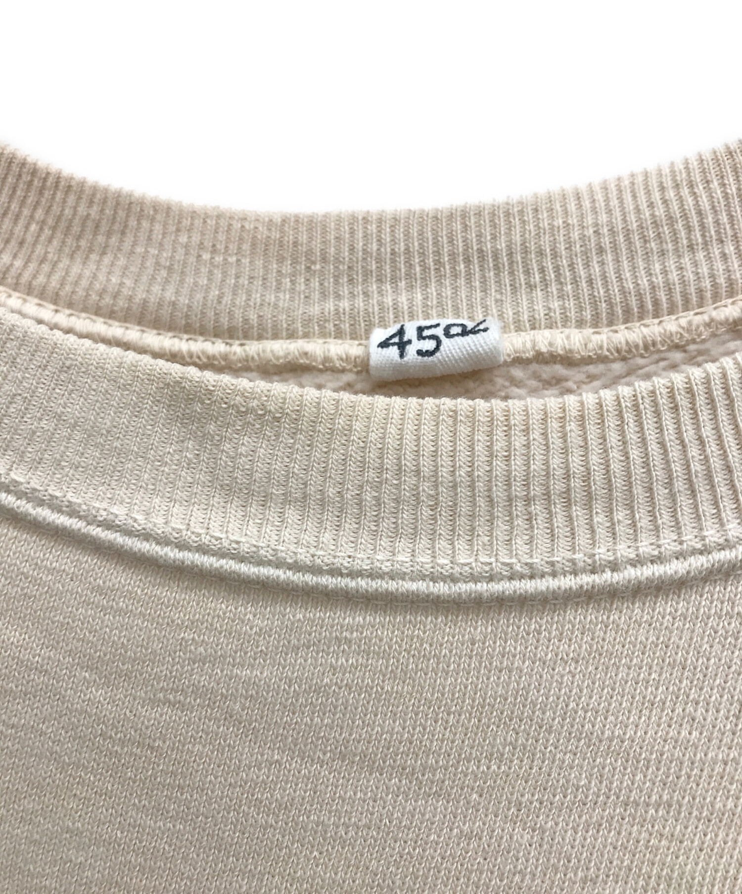 中古・古着通販】45R (フォーティーファイブアール) ロゴプリント裏毛