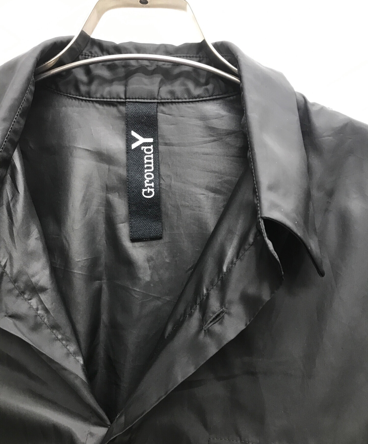 【極美品】24SS　GroundY　グラウンドワイ　ブロードダッフルフードシャツ 極美品】24SS GroundY グラウンドワイ ブロードダッフルフードシャツ