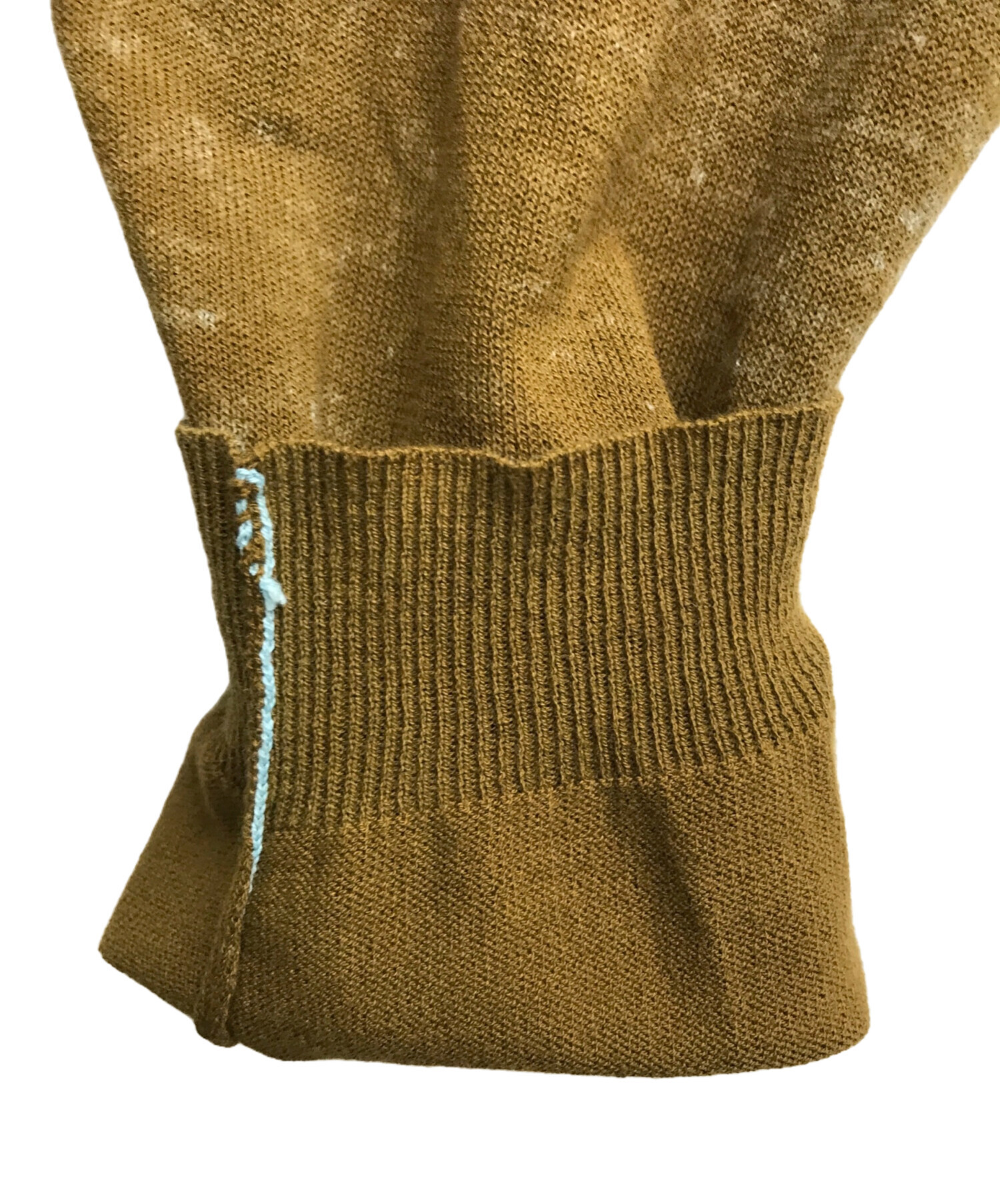 中古・古着通販】yoshio kubo (ヨシオクボ) RUBBED KNIT CARDIGAN 