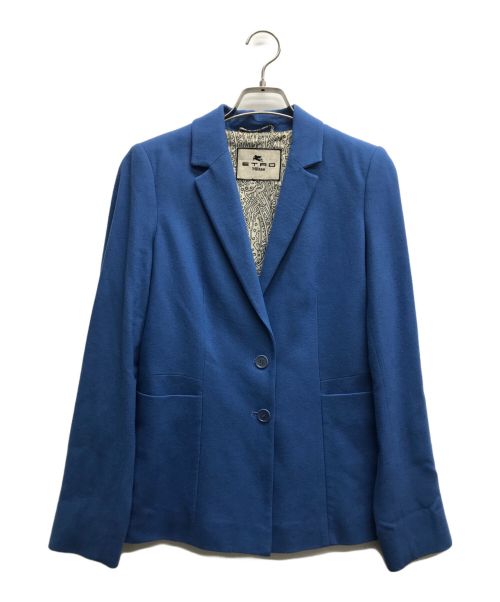 T*J様 ETRO エトロ　コート　イタリア製　ブルー ETRO/エトロ_Men通販 | ウール ピーコート【送料無料】【店頭受取可能