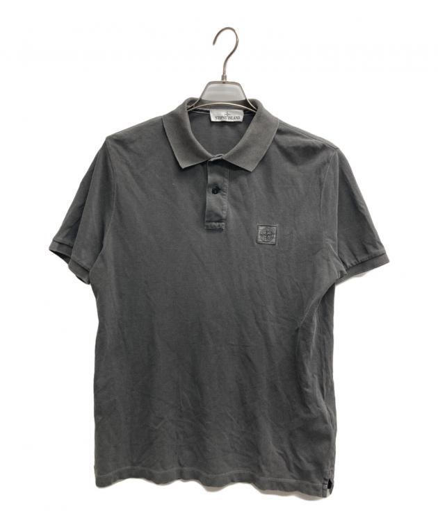 STONE ISLAND ストーンアイランド ポロ GRAY / L 未使用新品 STONE ISLAND(ストーンアイランド) ⁄ ポロシャツ⁄--⁄コットン⁄グレー