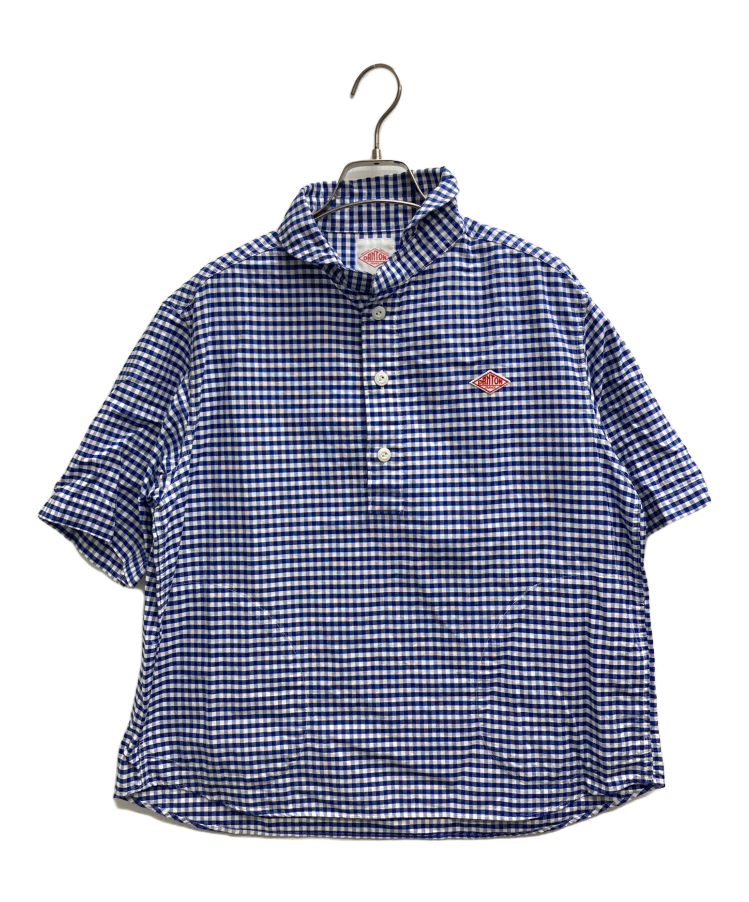 中古・古着通販】DANTON (ダントン) ギンガムチェックプルオーバー 