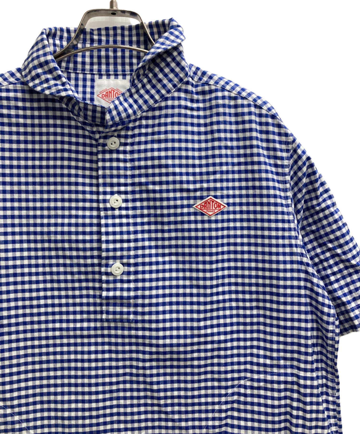 中古・古着通販】DANTON (ダントン) ギンガムチェックプルオーバー 