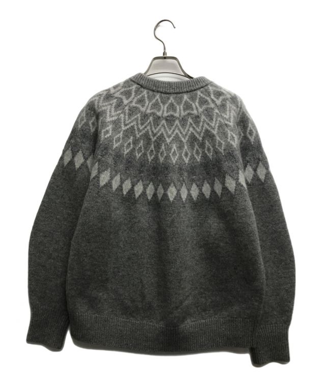 中古・古着通販】自由区 (ジユウク) フェアアイル クルーネックニット