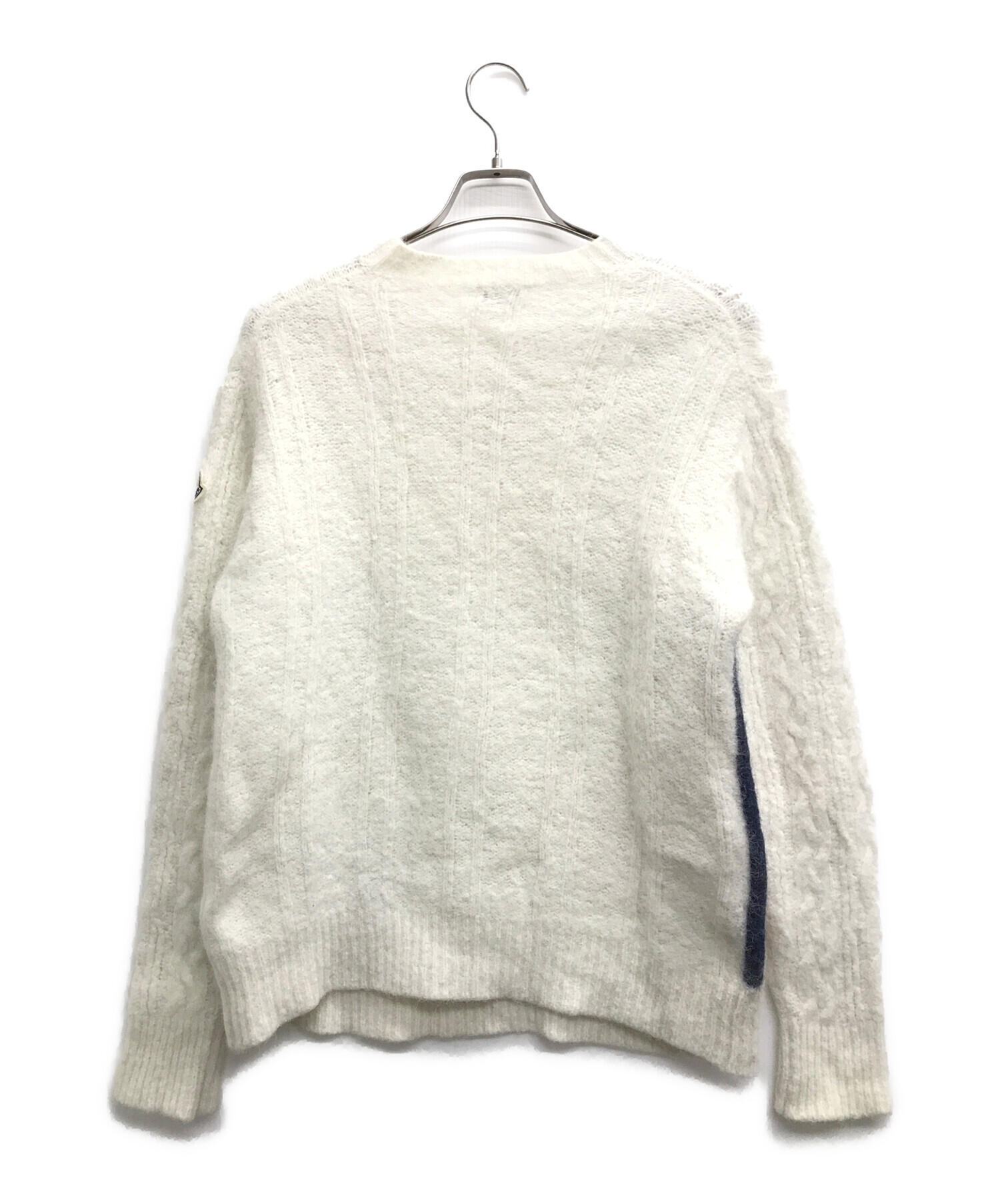 モンクレール　ニット 中古・古着通販】MONCLER (モンクレール) ケーブルニット ホワイト