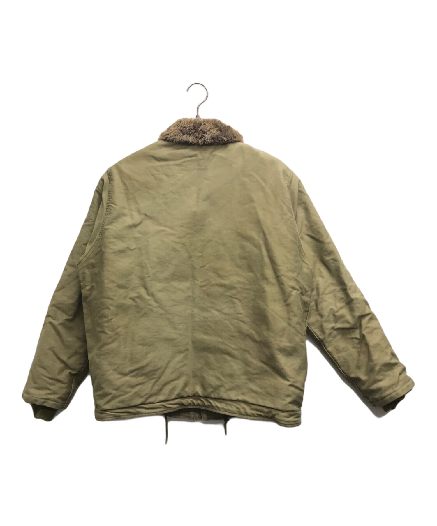 【HOUSTON／ヒューストン】 N-1 デッキジャケット 希少カーキ／38 中古・古着通販】HOUSTON (ヒューストン) N-1 デッキジャケット カーキ