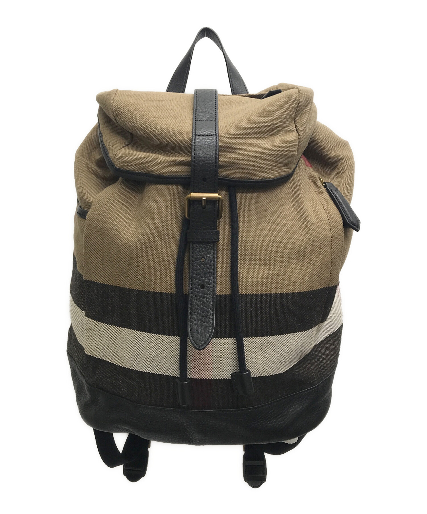中古・古着通販】BURBERRY (バーバリー) CANVAS CHECK バックパック 