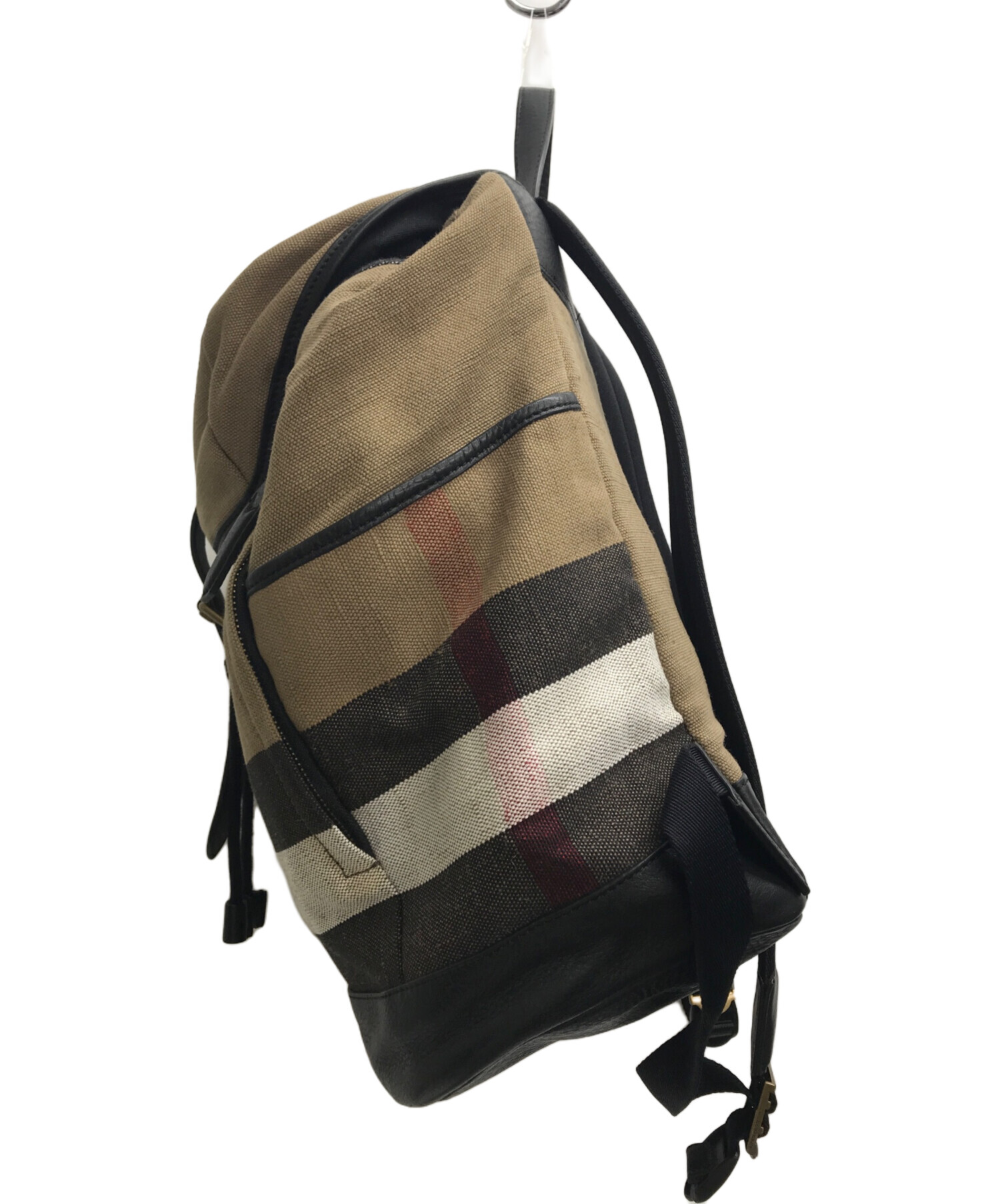 中古・古着通販】BURBERRY (バーバリー) CANVAS CHECK バックパック