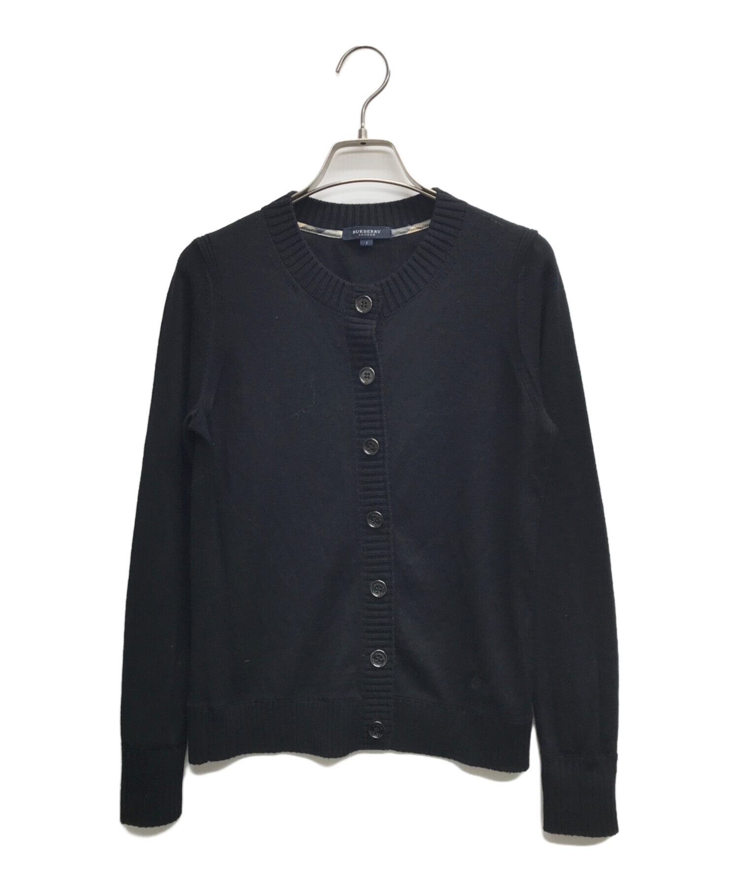 BURBERRY バーバリー カーディガン size1/ブラック バーバリーロンドン