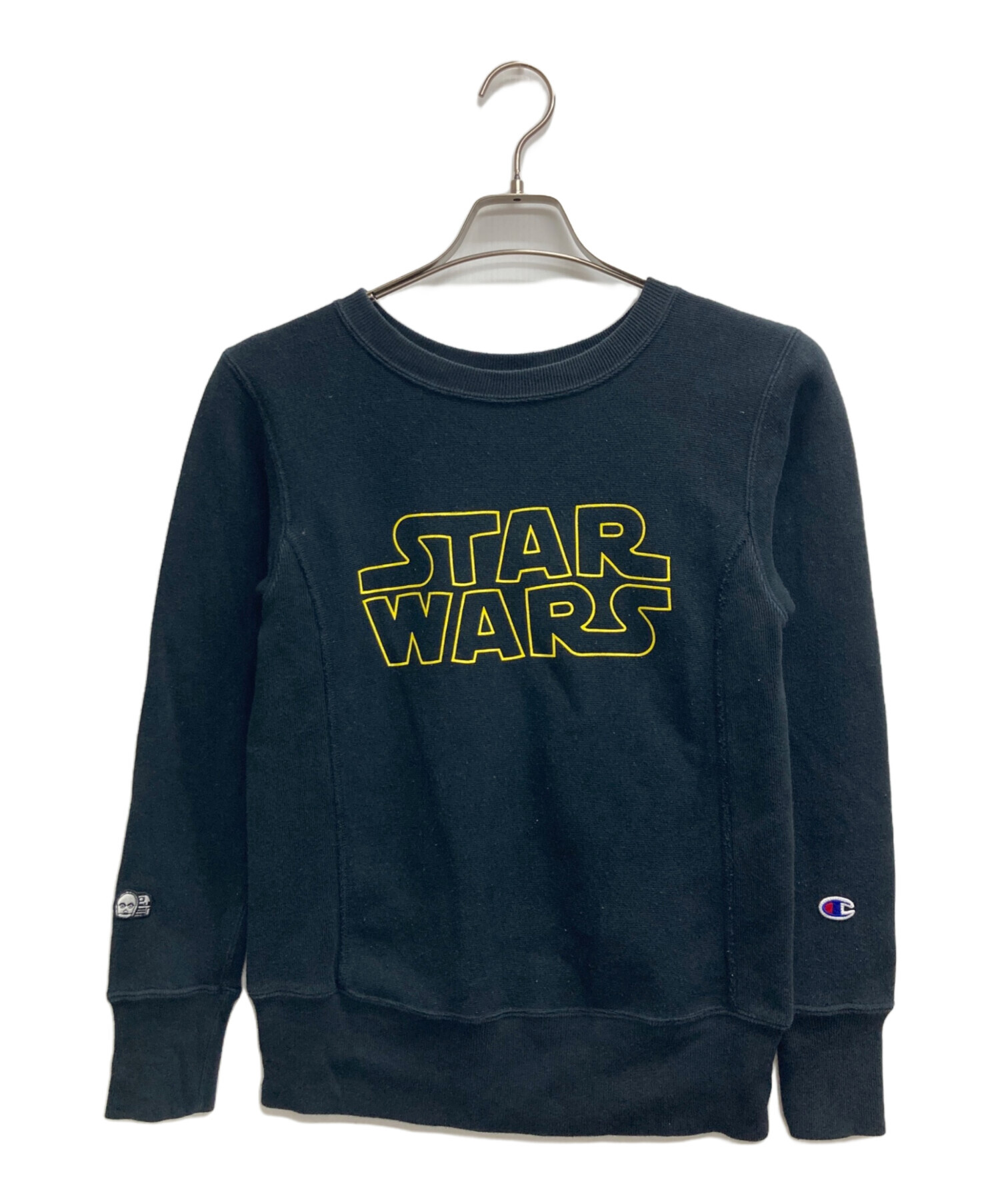 レア✨Champion xsチャンピオン ダークブルー ウィンドブレーカー レアカラー Champion チャンピオンリバースウィーブ スウェット リバースウィーブ　チャンピオン　スウェット　XS