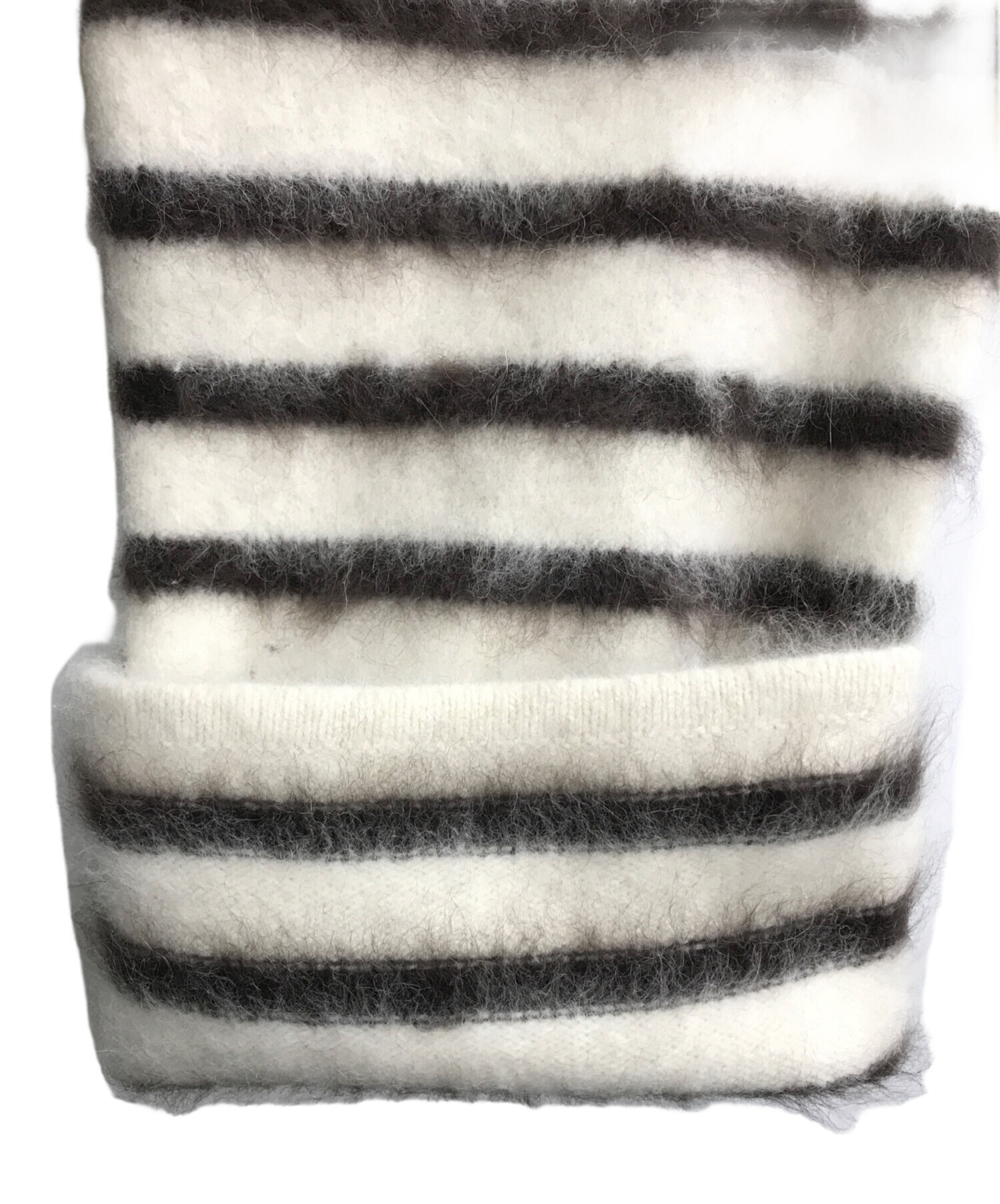 プラージュ FURボーダープルオーバー Plage ボーダーニット Plage Fur