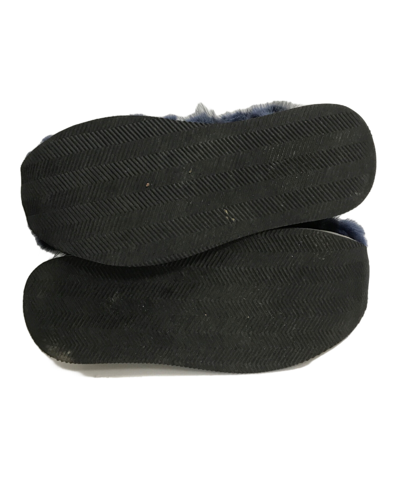 【新品未使用】PREMIATA ファー付きネイビースニーカー 中古・古着通販】PREMIATA (プレミアータ) ファースニーカー ネイビー