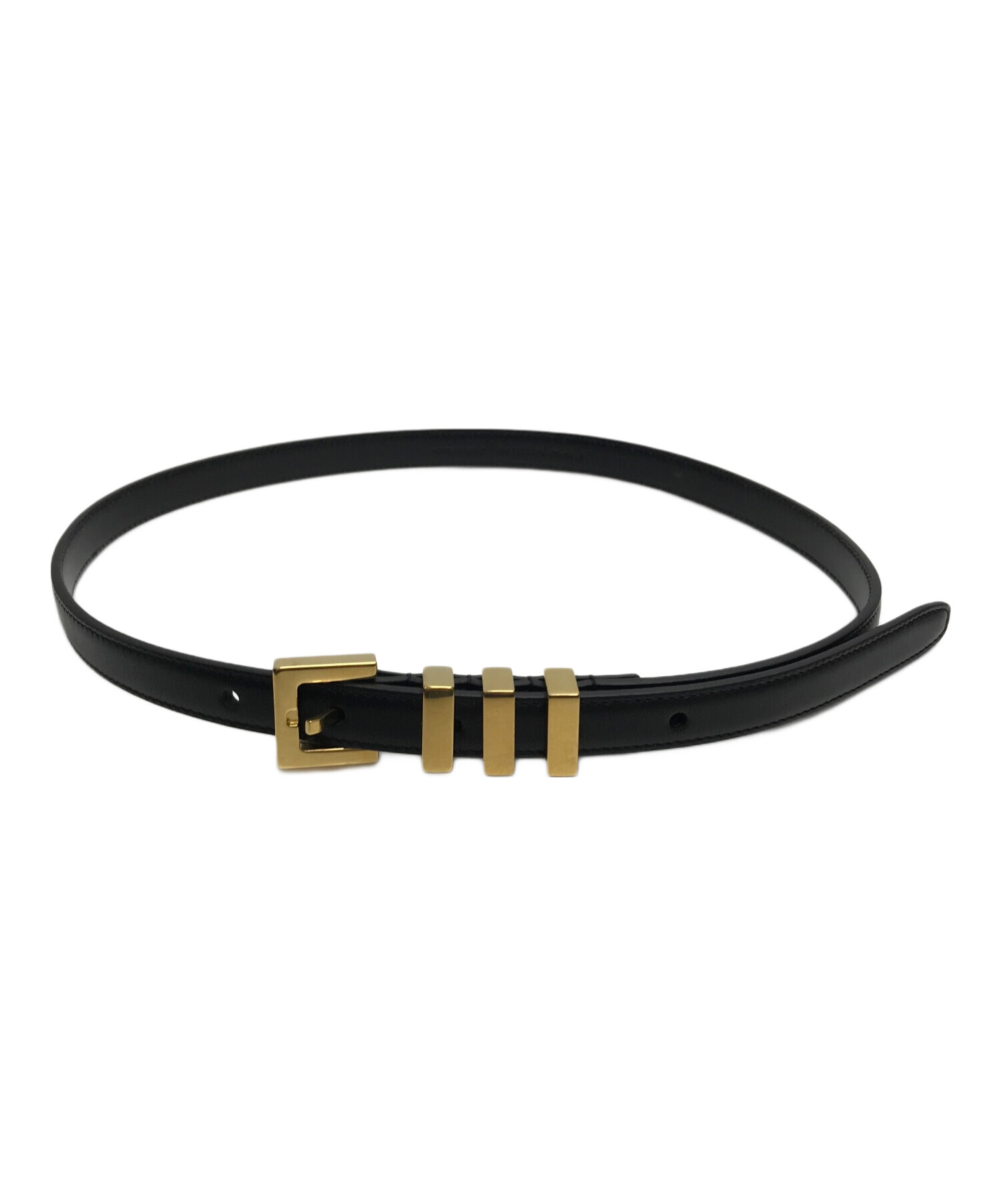 SAINT LAURENT PARIS 3連バックル ベルト Celine さん売却済み】SAINT