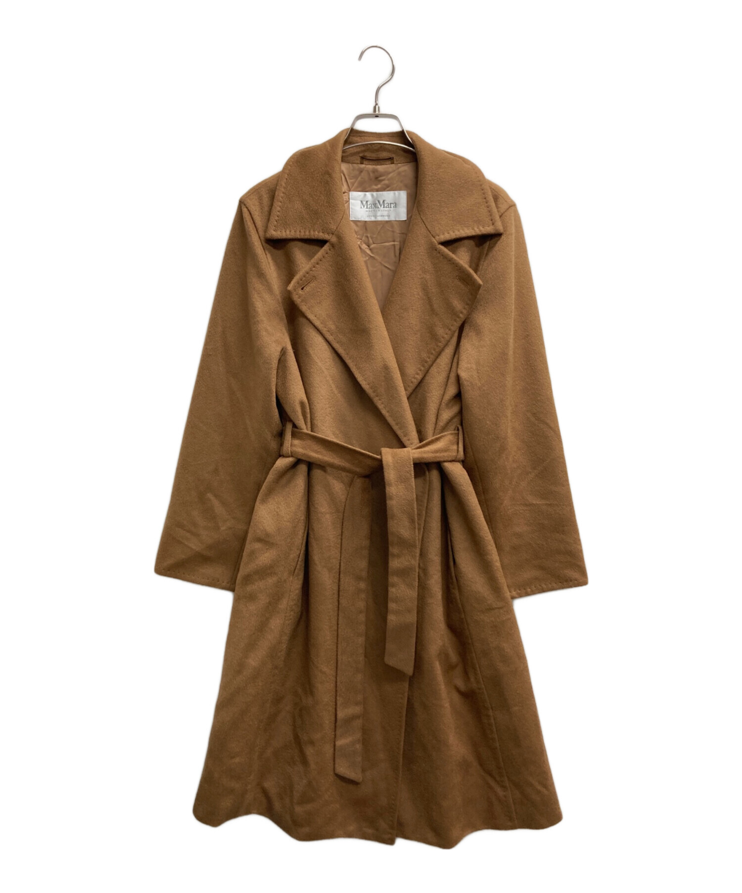 中古・古着通販】MaxMara (マックスマーラ) ベルテッドカシミヤガウン