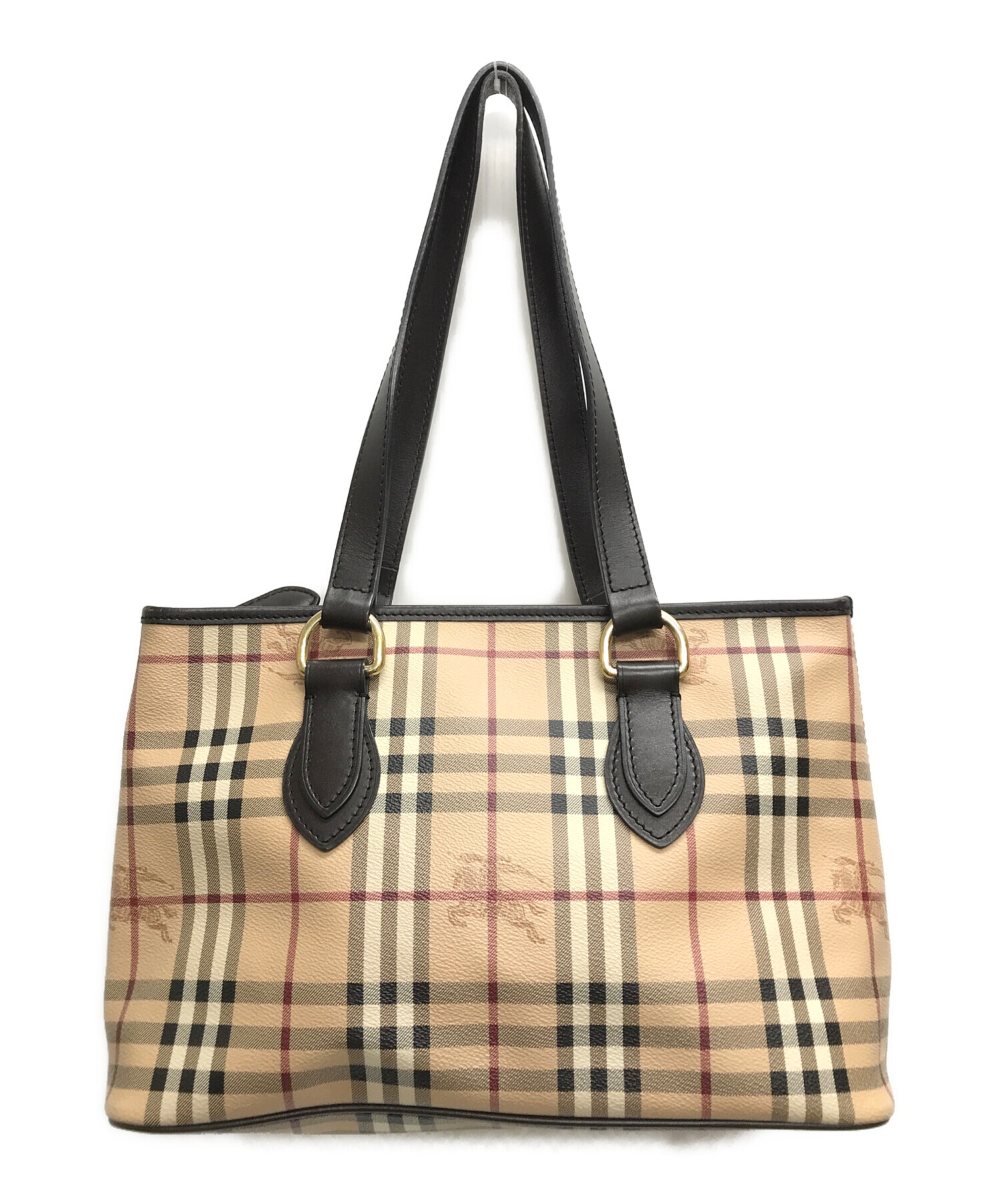 中古・古着通販】BURBERRY (バーバリー) シャドーホースチェックトート
