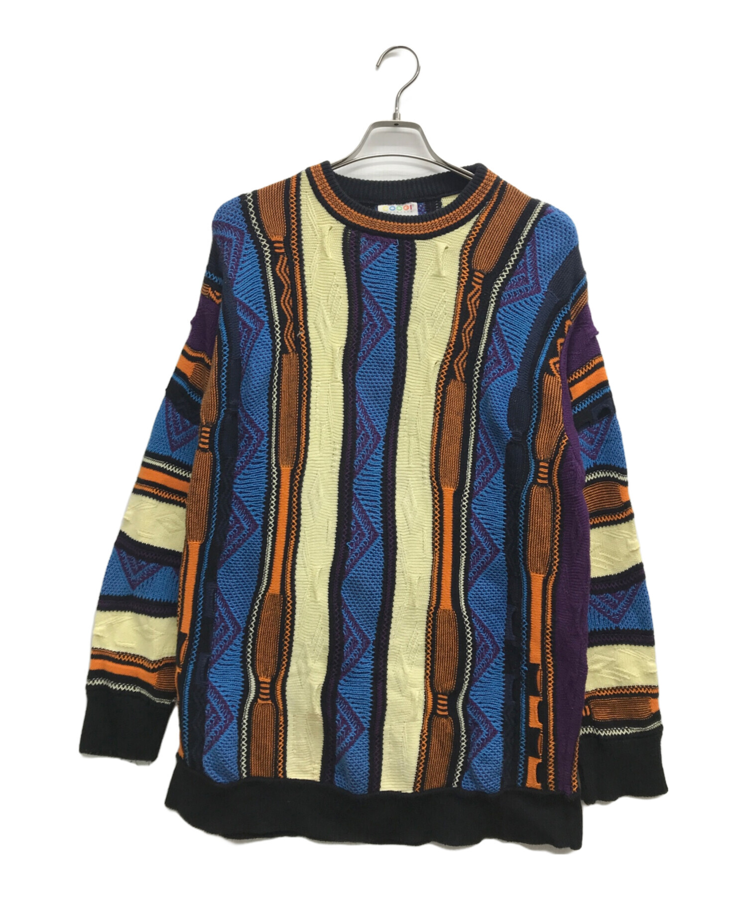 中古・古着通販】Coogi (クージー) 3Dニット マルチカラー サイズ:M